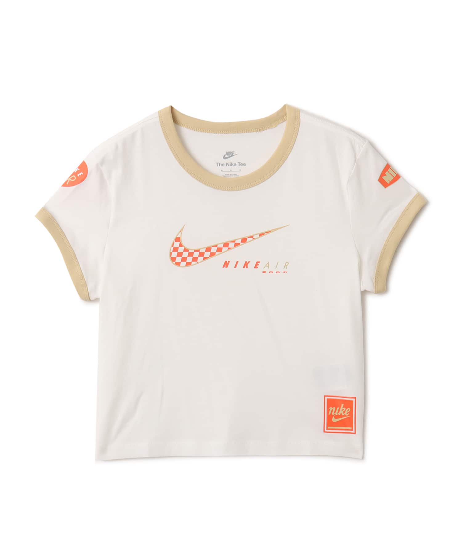 NIKE AS W NSW CLUB SS TEE MOTO RGR WHITE（ナイキ ウィメンズ