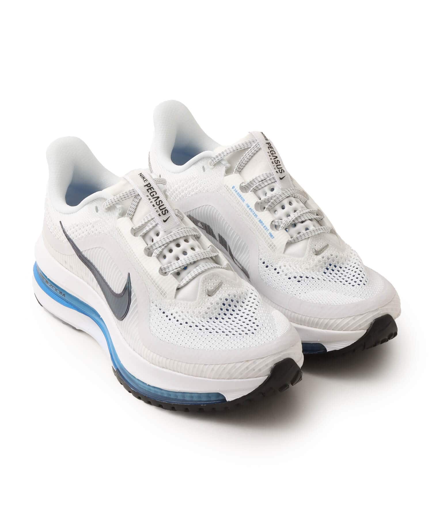 NIKE PEGASUS PREMIUM WHITE/BLACK-PHOTO BLUE-PURE PLATINUMのメイン画像