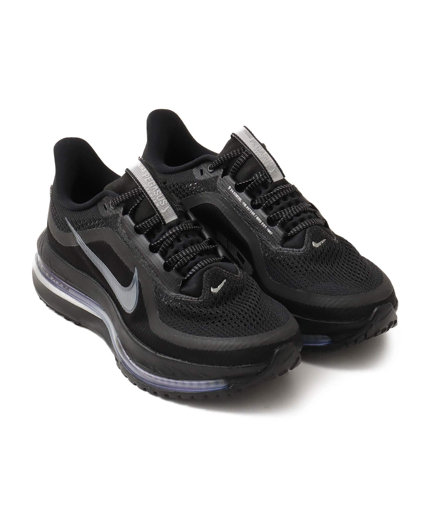NIKE W PEGASUS PREMIUM BLACK/BLACK-METALLIC SILVERのメイン画像