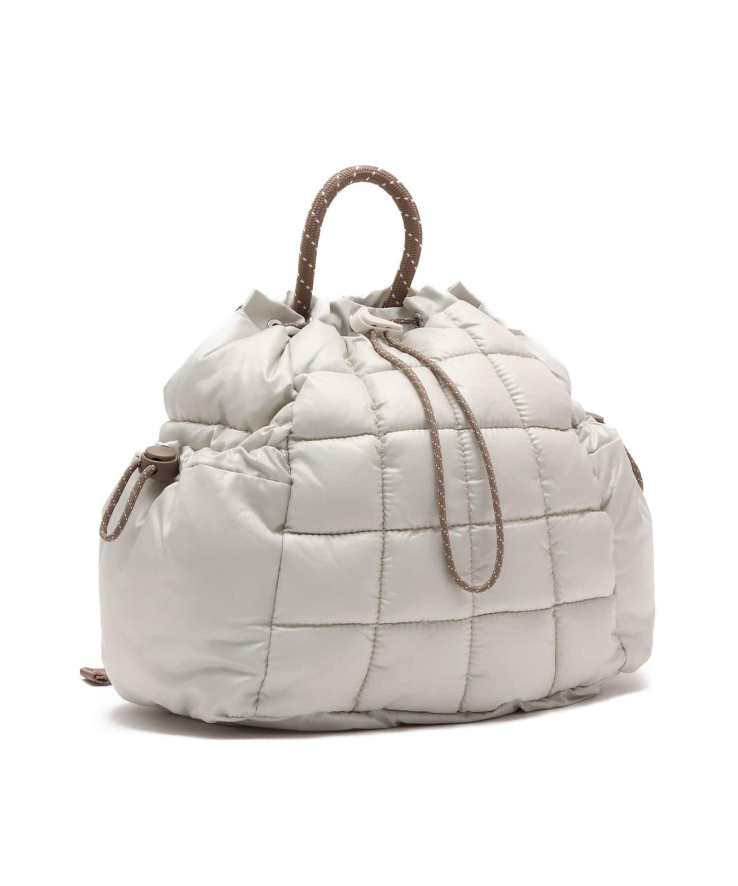 NIKE NK NSW PUFFLE MINI BKPK LIGHT BONE/MINK BROWN/SAILのメイン画像