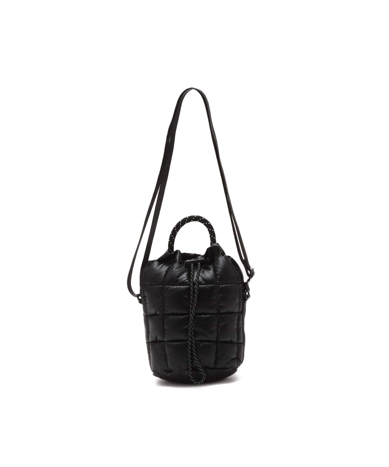 NIKE NK NSW PUFFLE TINY TOTE BLACK/IRON GREY/BLACKのメイン画像