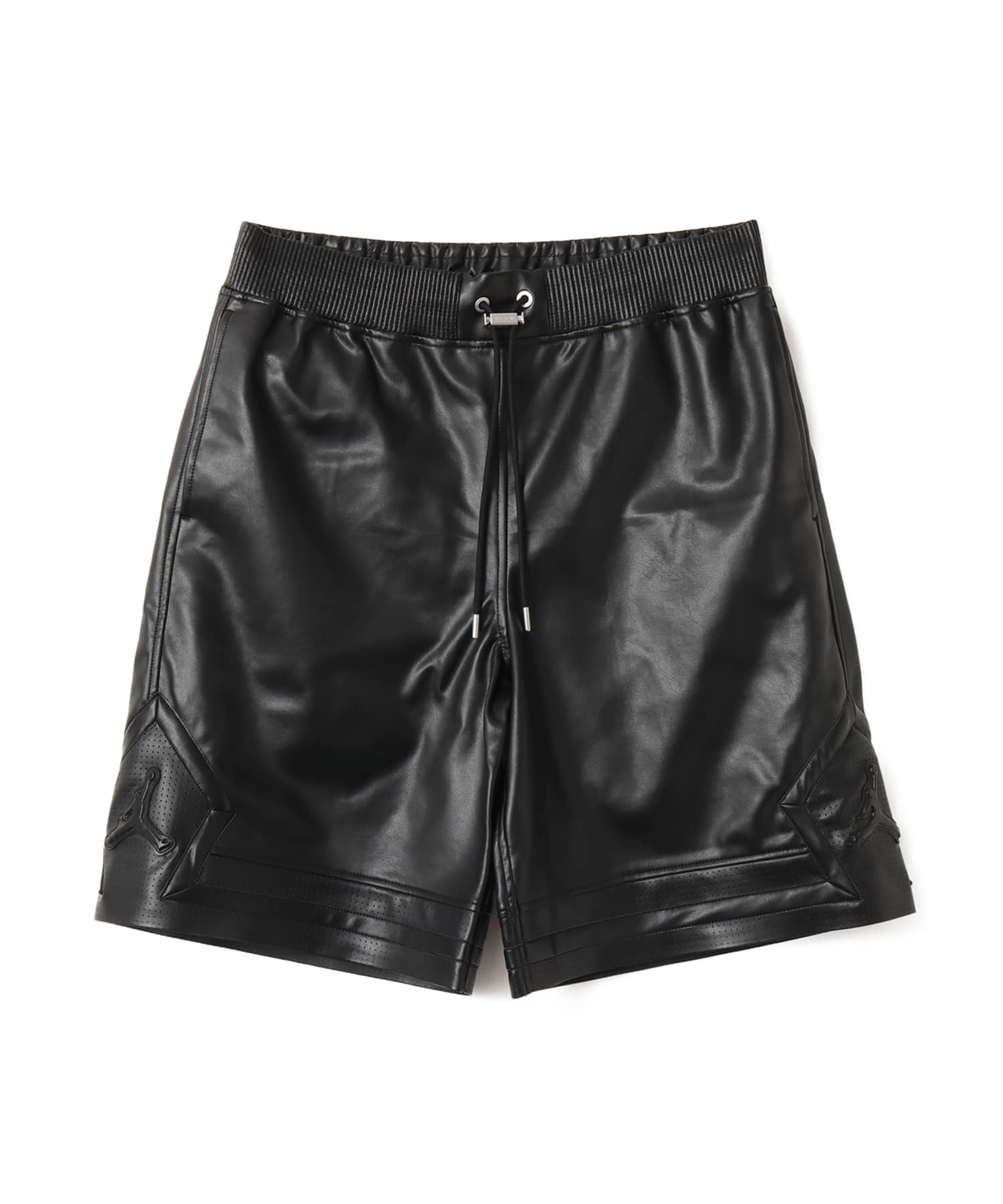 JORDAN BRAND M J AIR JDN VGN LTHR SHORT BLACKのメイン画像