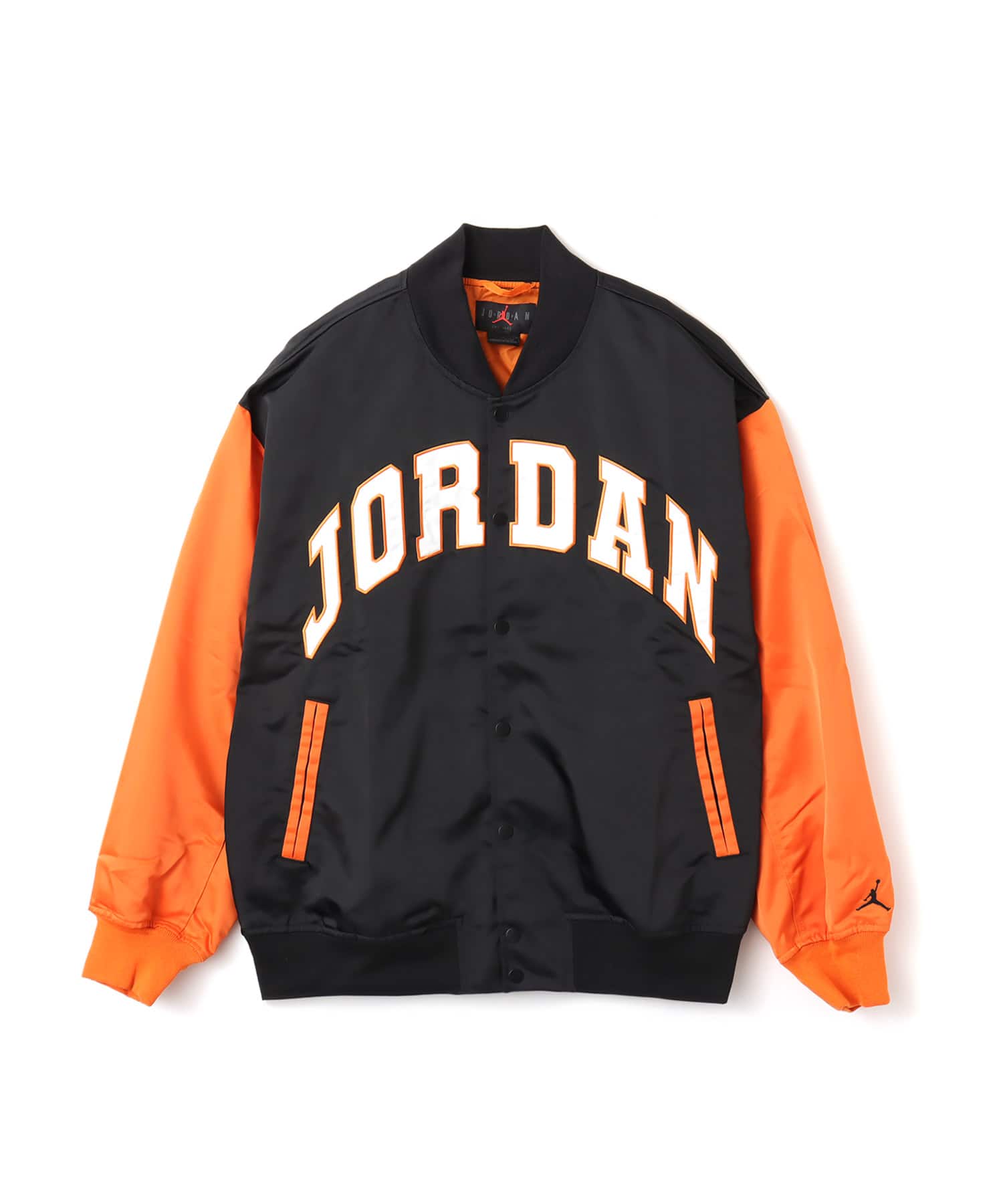 JORDAN BRAND M J BRK CLGTE VRSTY JKT BLACK/STARFISH/BLACKのメイン画像