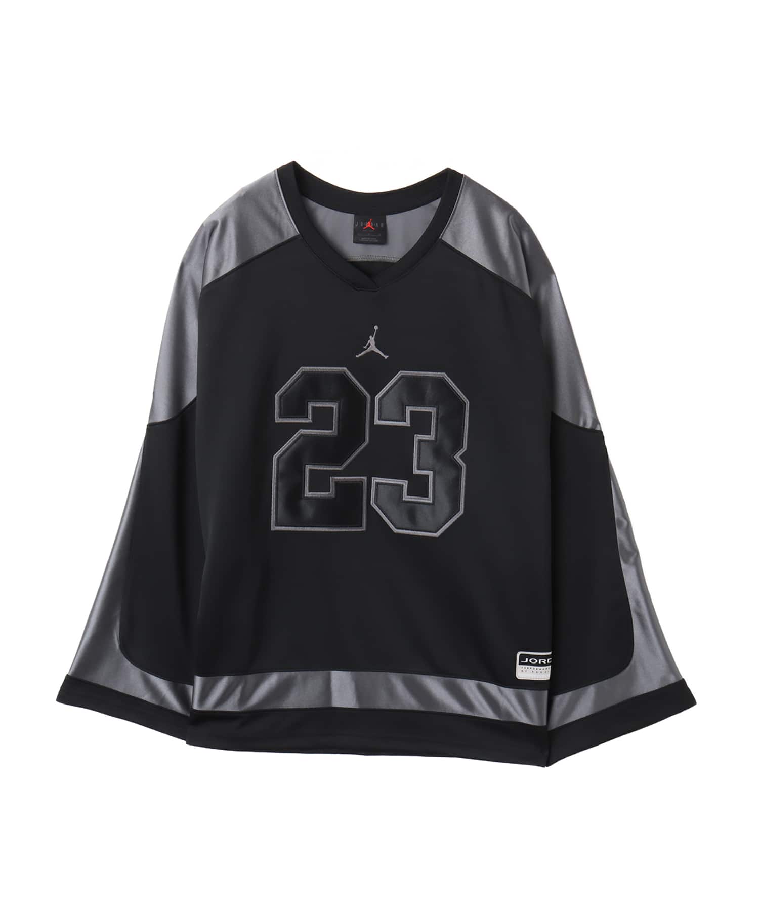 JORDAN BRAND M J BRK CLGTE HOCKEY JSY BLACK/IRON GREY/IRON GREYのメイン画像