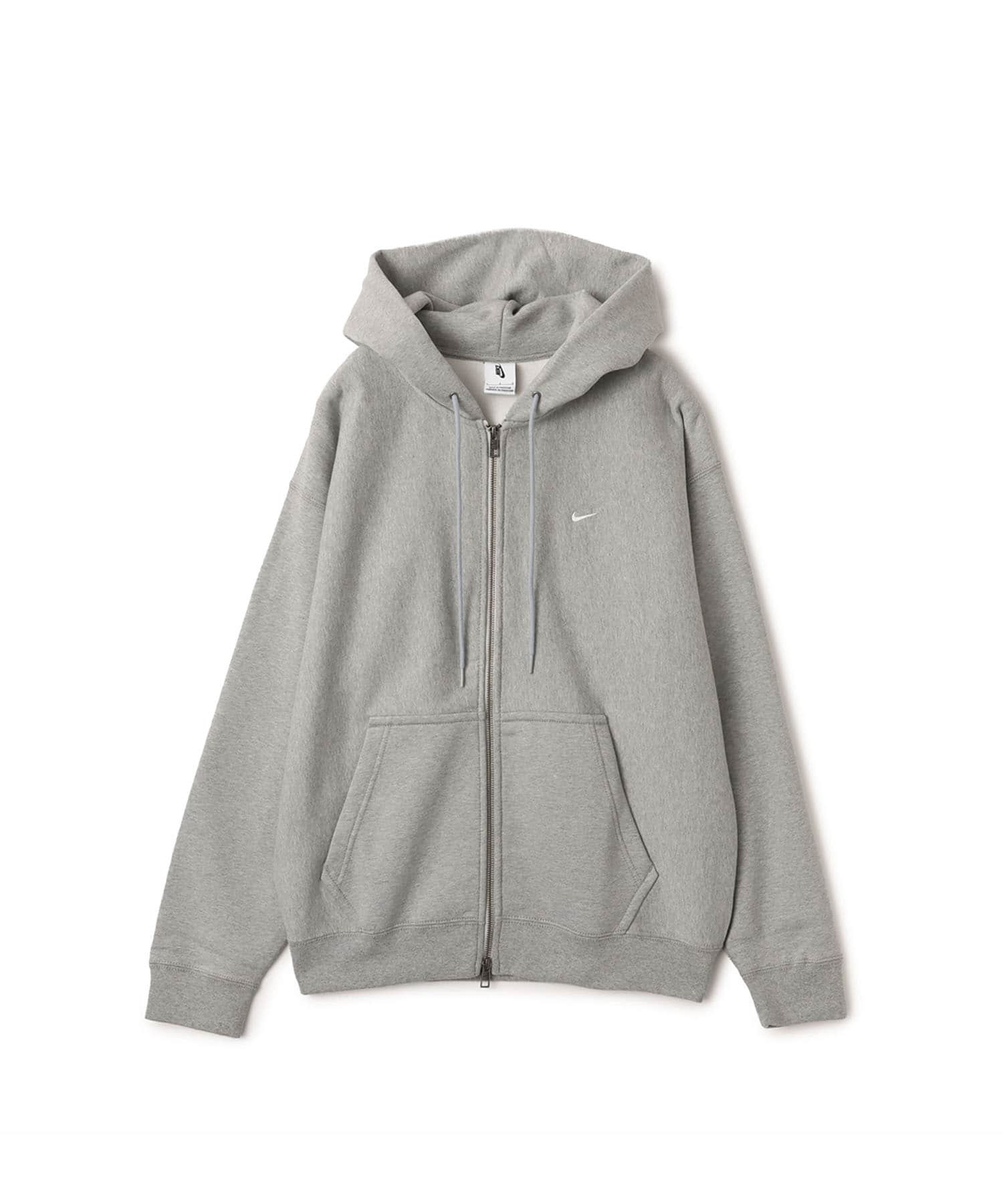 NIKE AS M NL SOLO SWSH BB FZ HOODIE GRAYのメイン画像