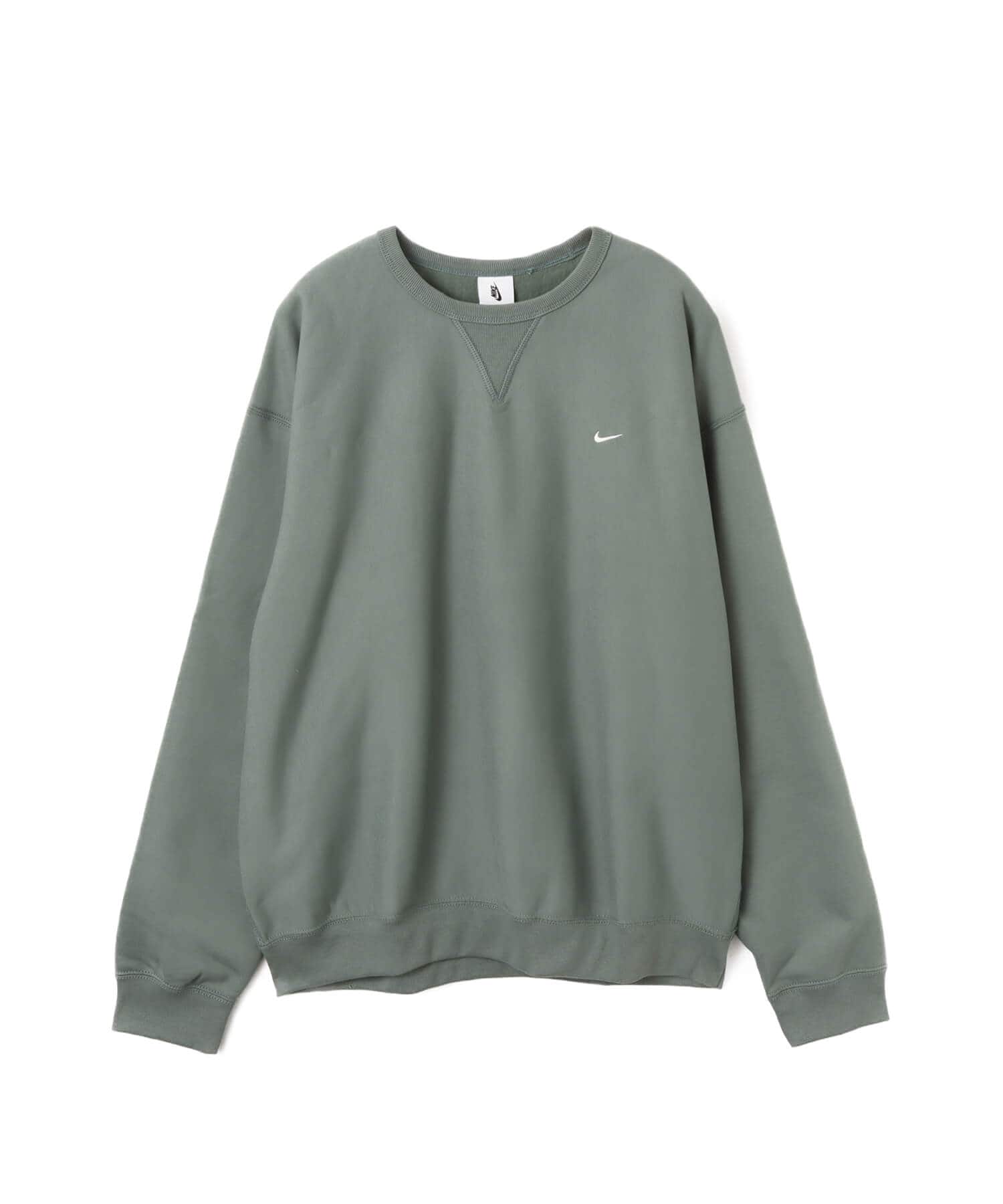 NIKE AS M NL SOLO SWSH BB CREW CLAY GREEN/WHITEのメイン画像