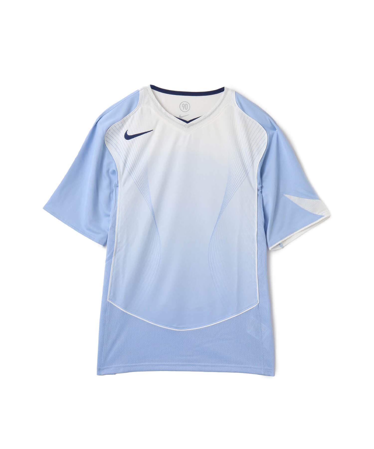 NIKE AS M NK DF T90 SS JSY ALUMINUM/SAIL/SAIL/BLUE VOIDのメイン画像