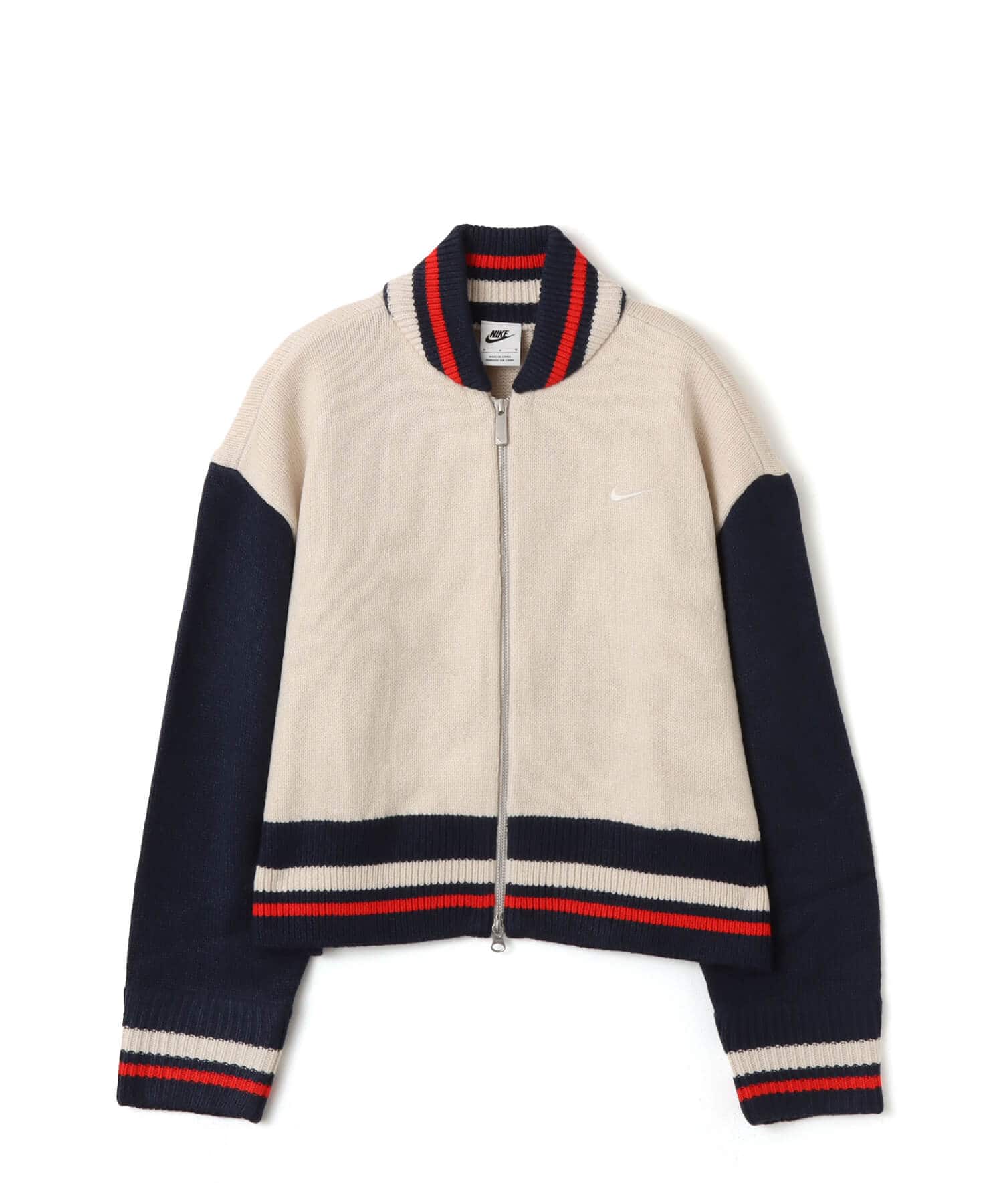 NIKE AS W NSW CARDIGAN STREET LT OREWOOD BRN/MIDNIGHT NAVY/SAILのメイン画像