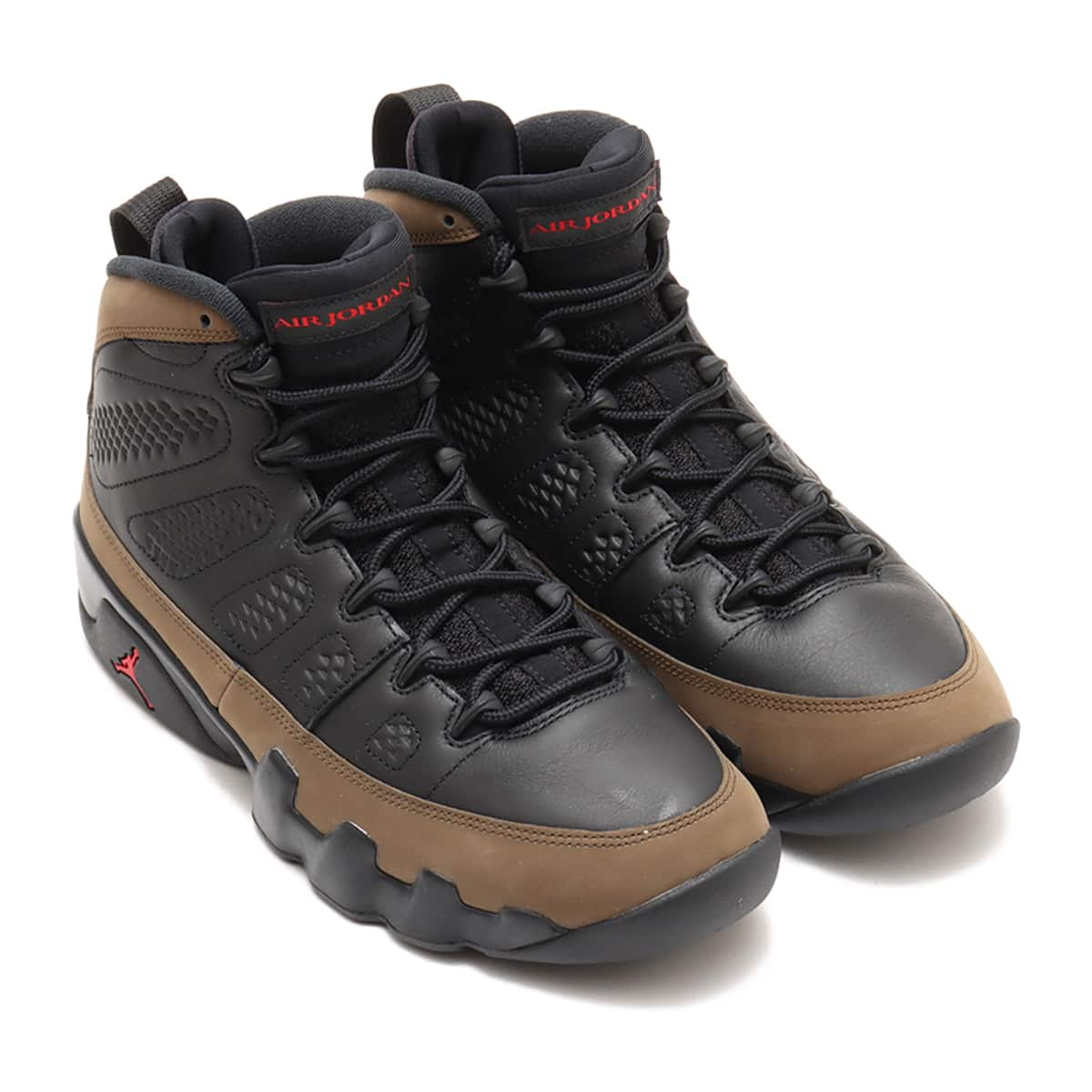 JORDAN BRAND AIR JORDAN 9 RETRO BLACK/TRUE RED-LIGHT OLIVE|atmos（アトモス）  公式オンラインストア