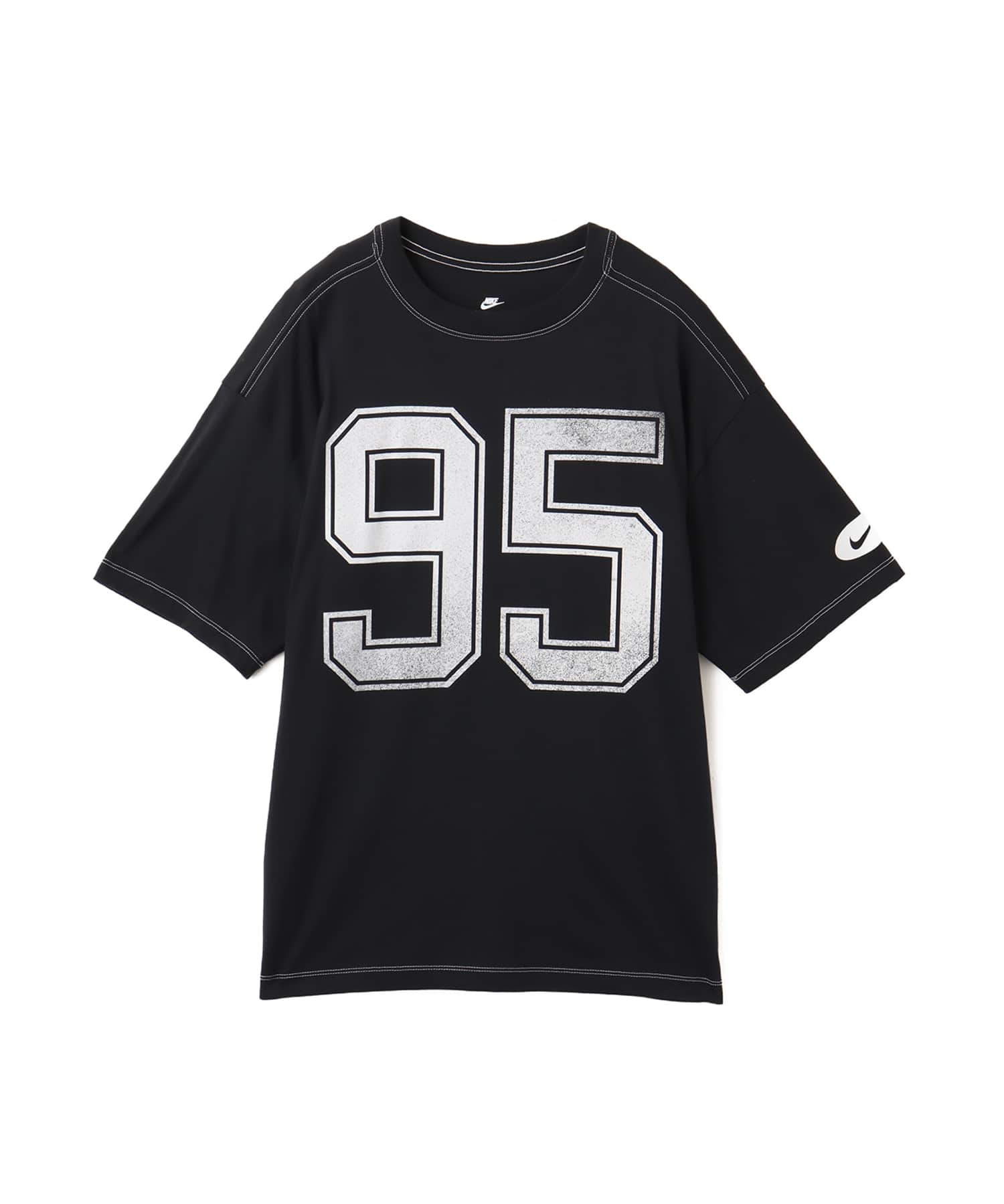 NIKE AS W NSW STREET SS OS TEE BLACKのメイン画像