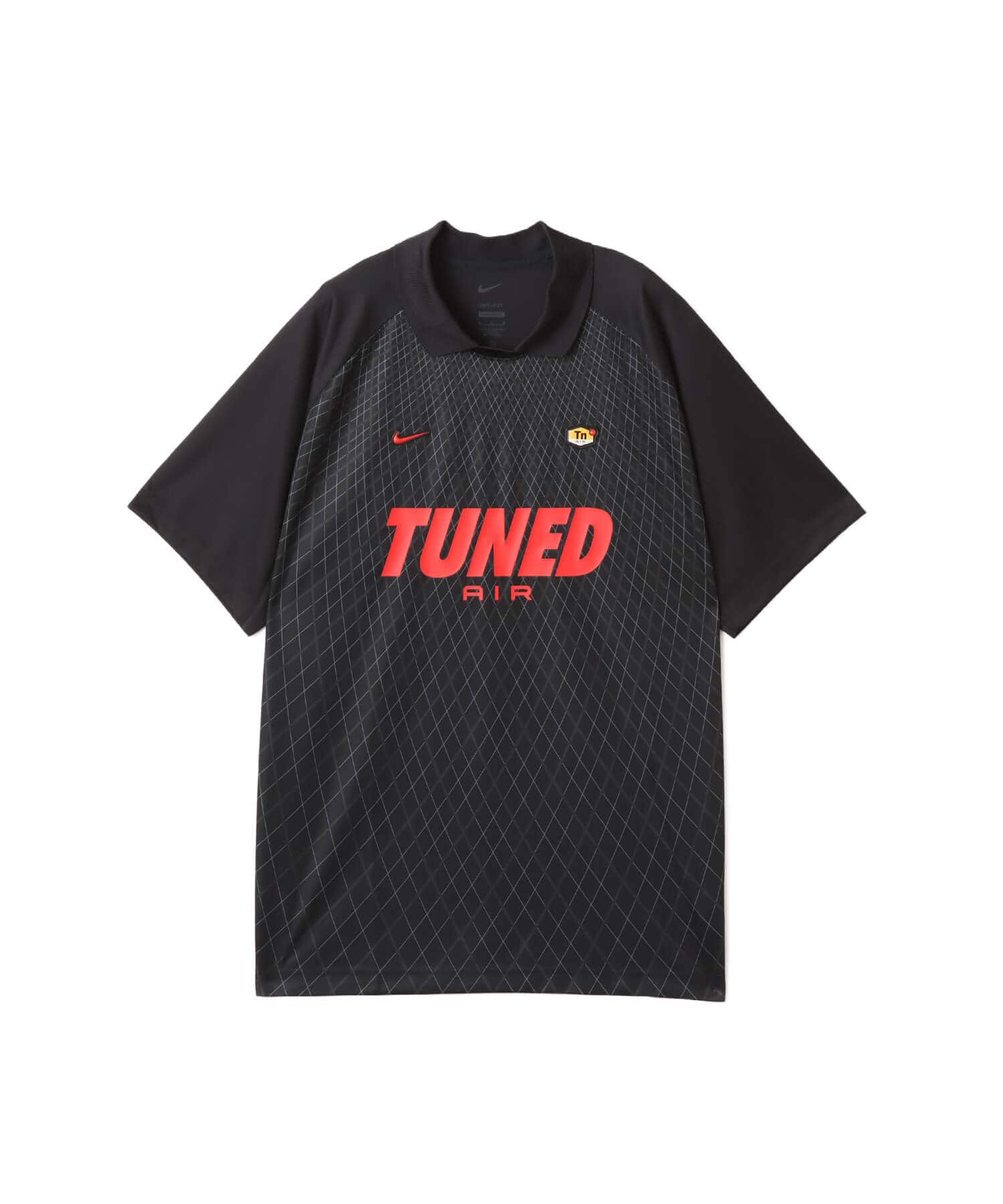 NIKE M NSW TN FB JERSEY BLACK/UNIVERSITY REDのメイン画像