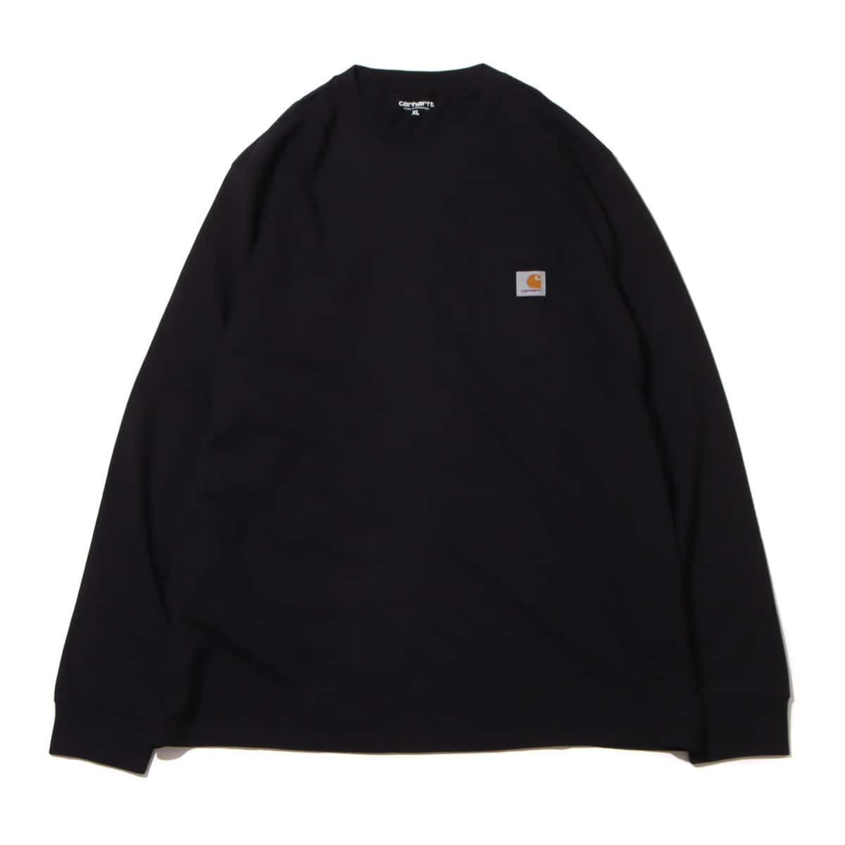 CARHARTT L/S POCKET T-SHIRT BLACK 19FW-I