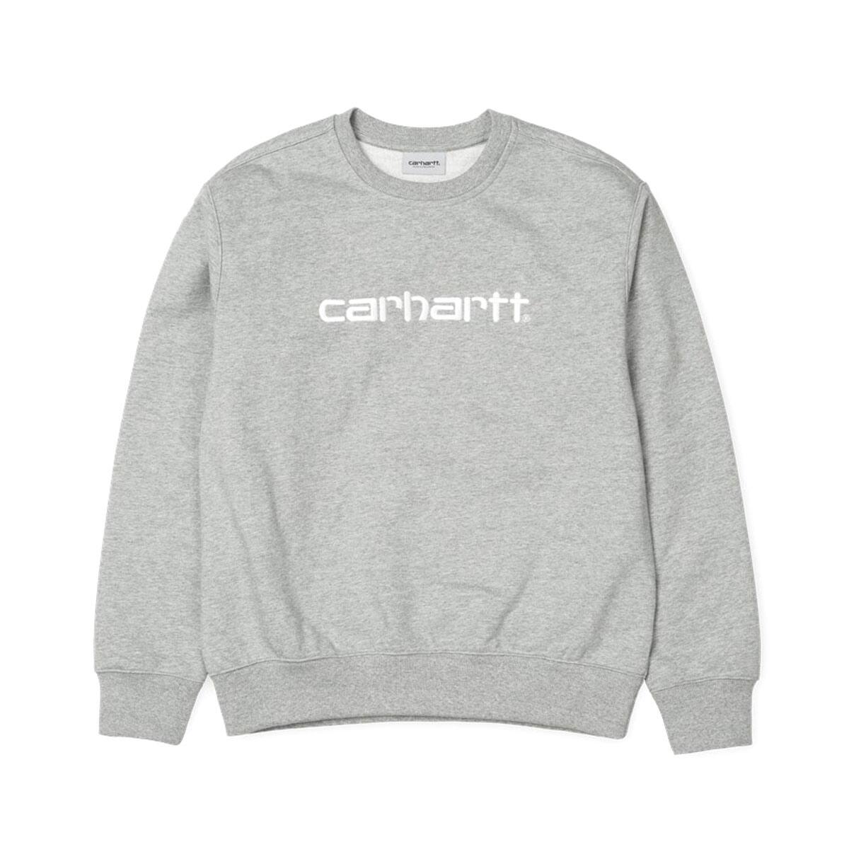 CARHARTT CARHARTT SWEATSHIRT Grey Heather/White 18FW-Iのメイン画像