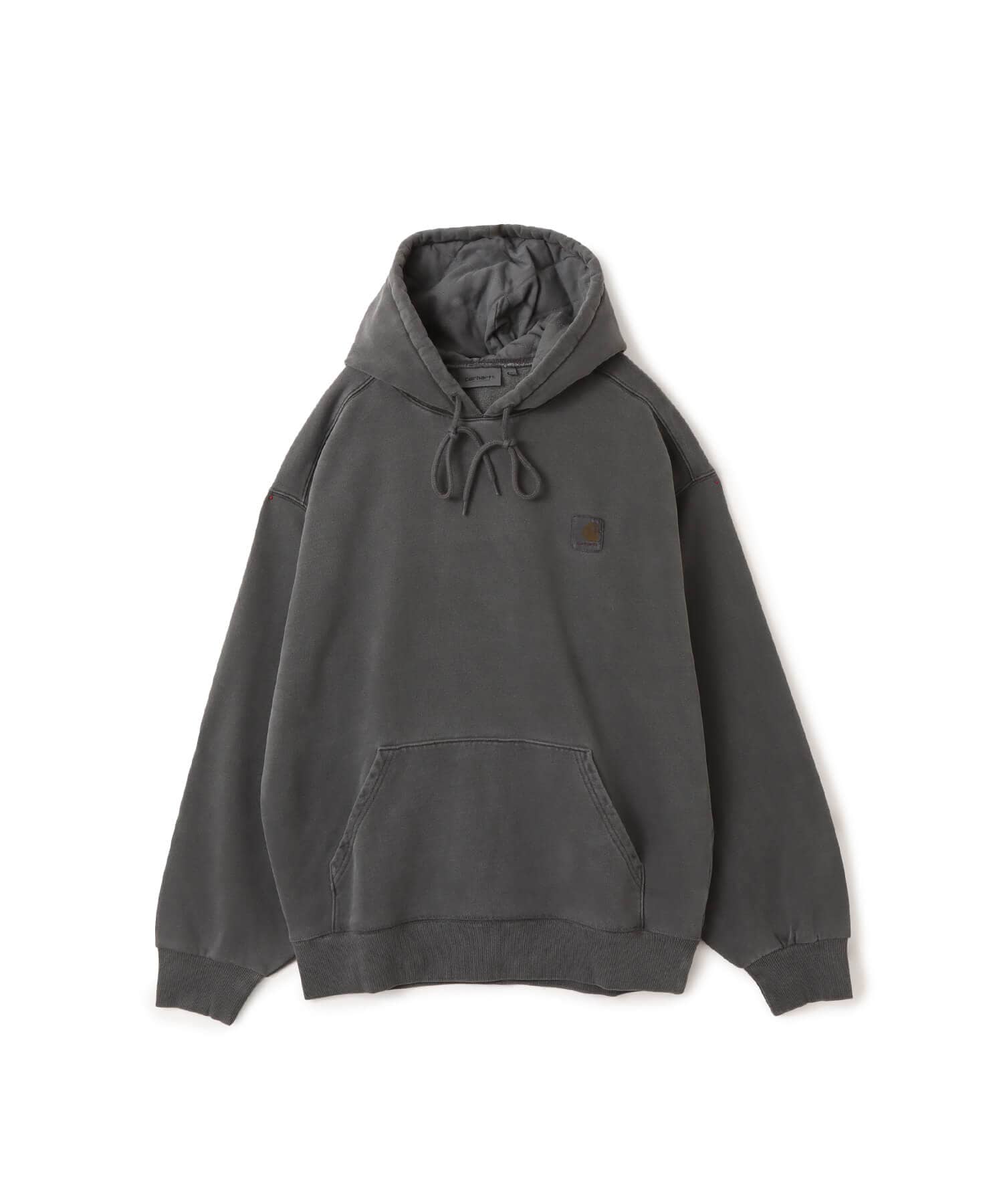 CARHARTT HOODED VISTA SWEATSHIRT Black / garment dyedのメイン画像