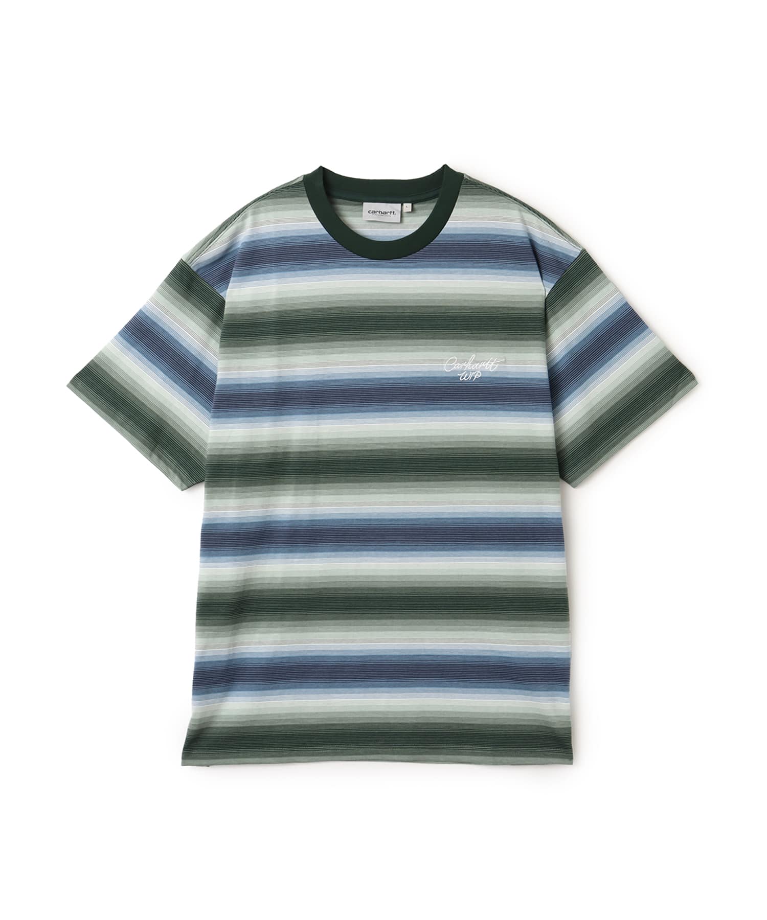 CARHARTT S/S DASHNER T-SHIRT Dashner Stripe, Parkのメイン画像