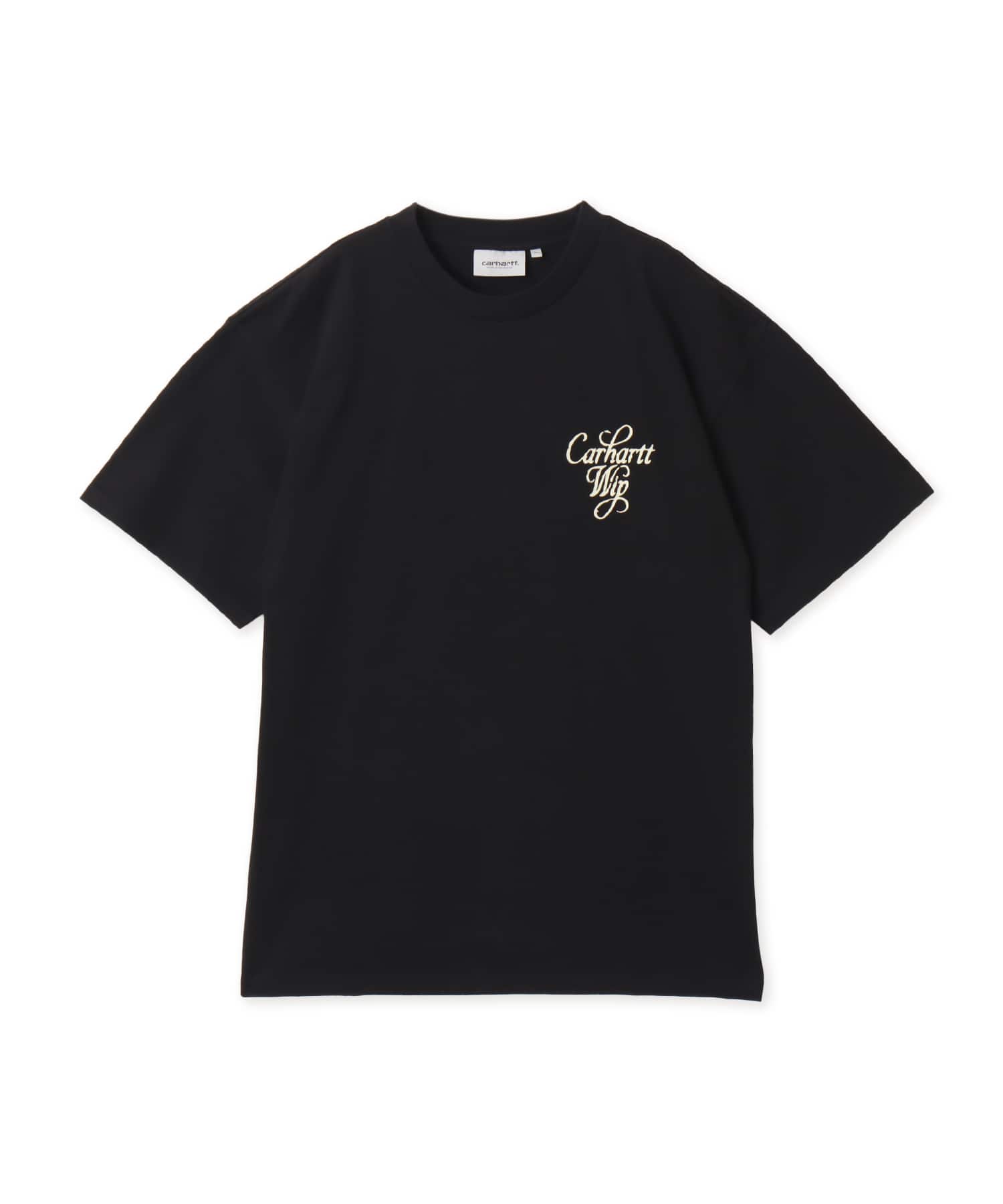 CARHARTT S/S VESTIGE T-SHIRT Black stone washedのメイン画像