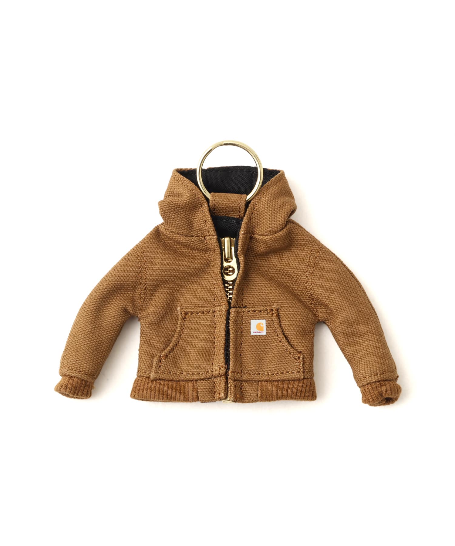 CARHARTT MINI ACTIVE JACKET KEYCHAIN Hamilton Brownのメイン画像