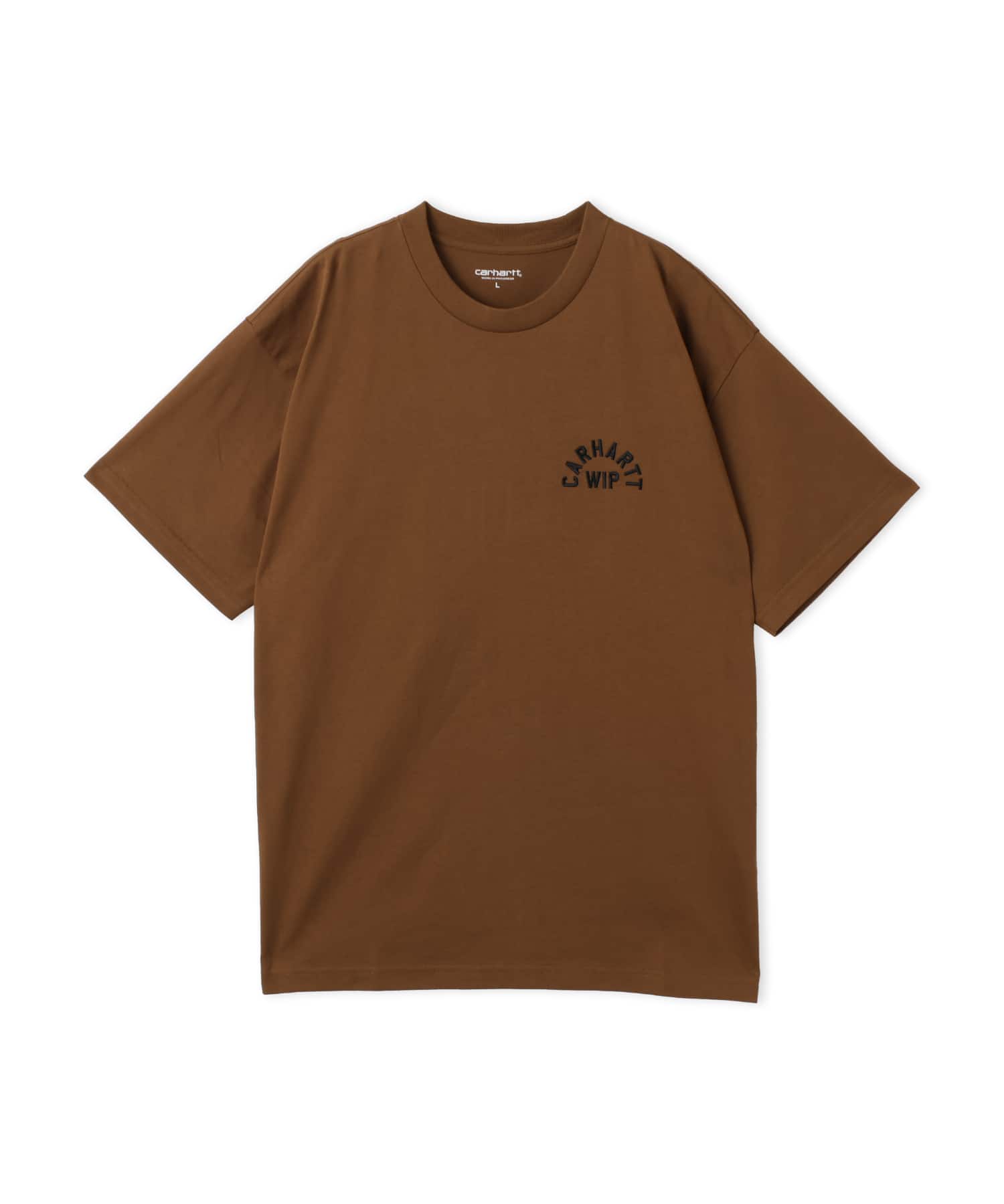 CARHARTT S/S ARCH SCRIPT T-SHIRT WIP H Brown / Blackのメイン画像