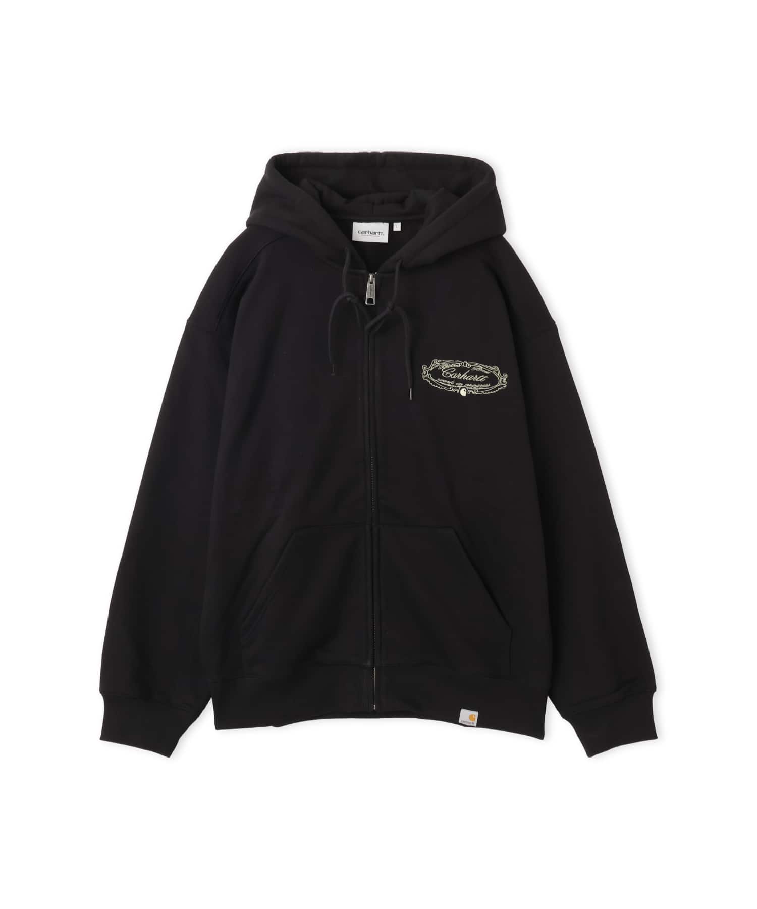 CARHARTT HOODED CHEZ WIP JACKET Black / Greenのメイン画像
