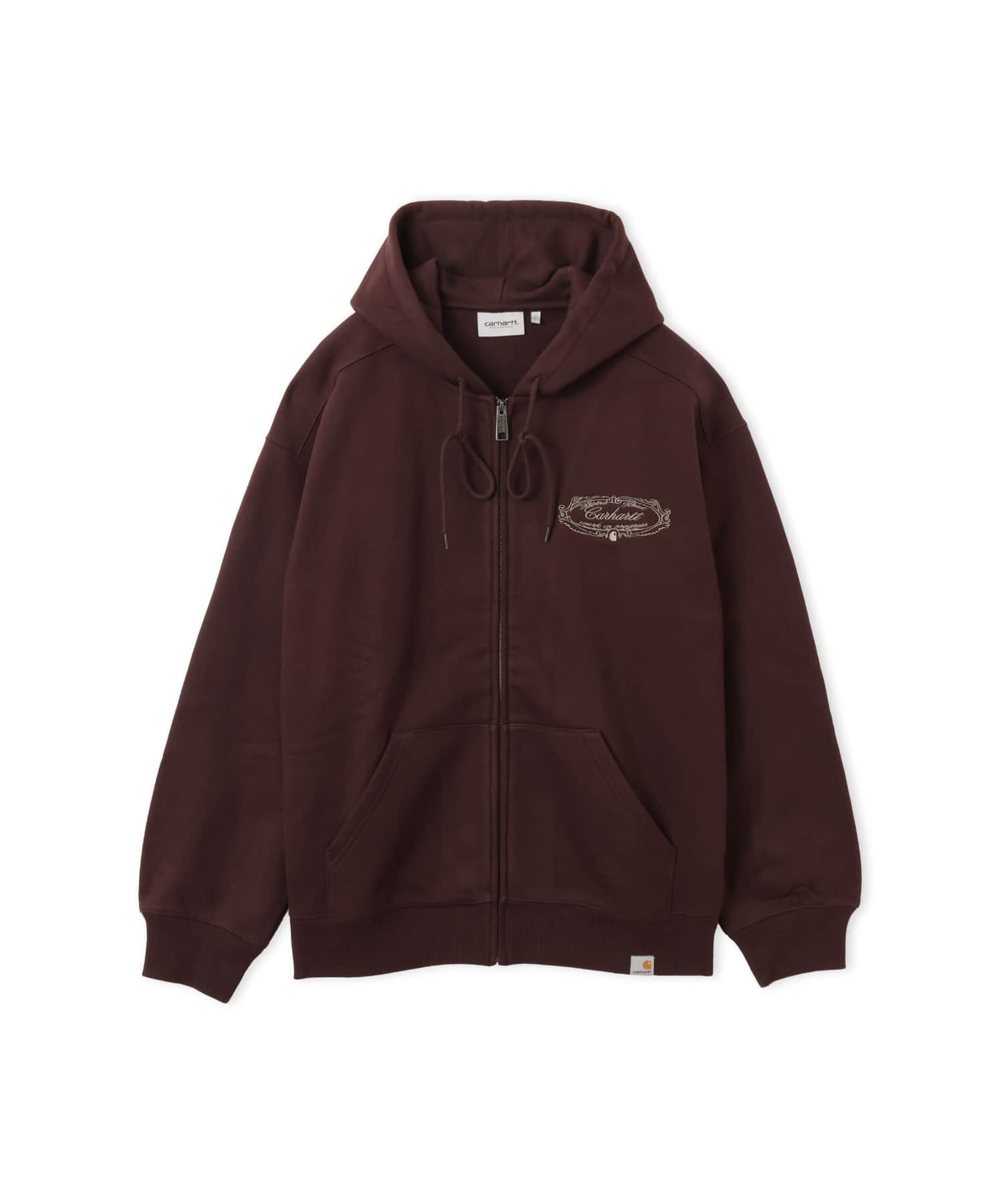 CARHARTT HOODED CHEZ WIP JACKET Palisander / Greyのメイン画像