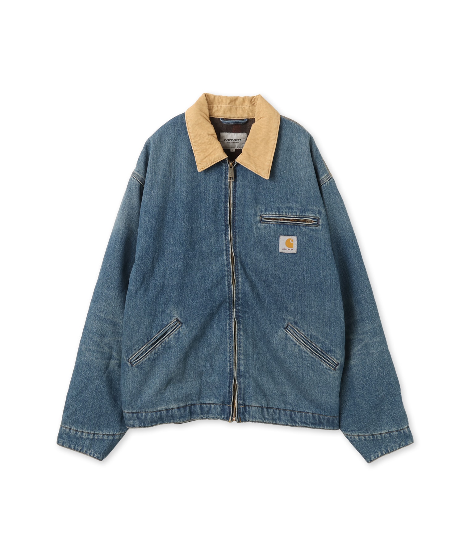 CARHARTT OG DETROIT JACKET Blue / Dusty H Brownのメイン画像