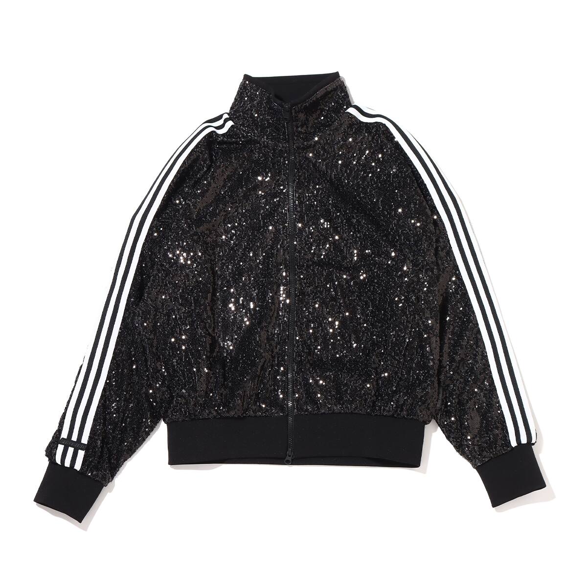 ブラック　VERSION　【211023】（アディダス）-　adidas　サイズ：S　TRACK　BLUE　SEQUIN　JACKET