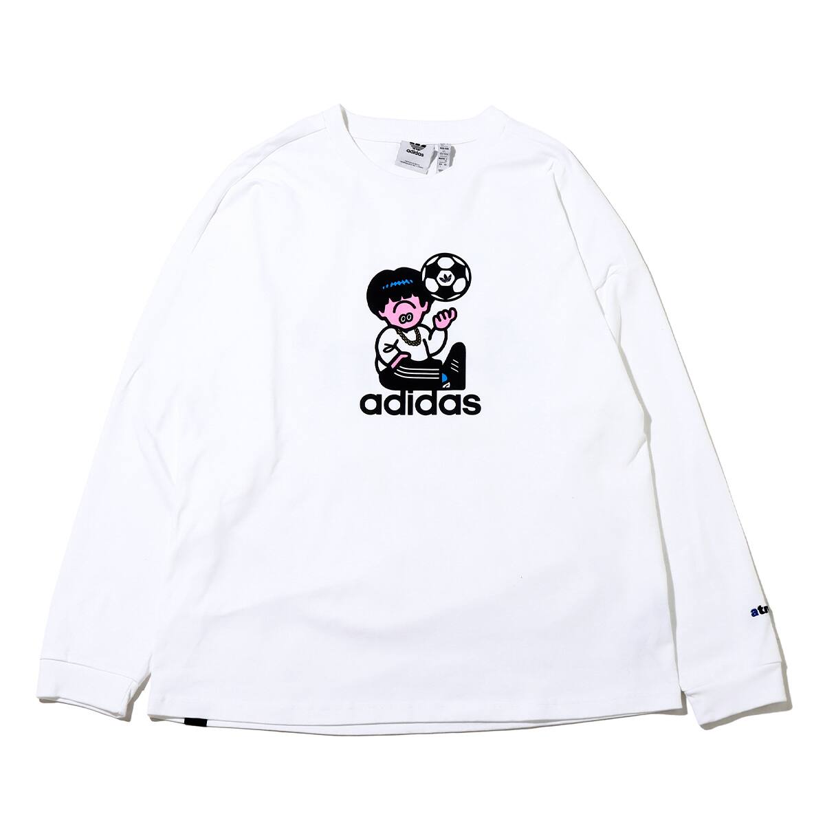 adidas atmos FACE L/S TEE WHITE