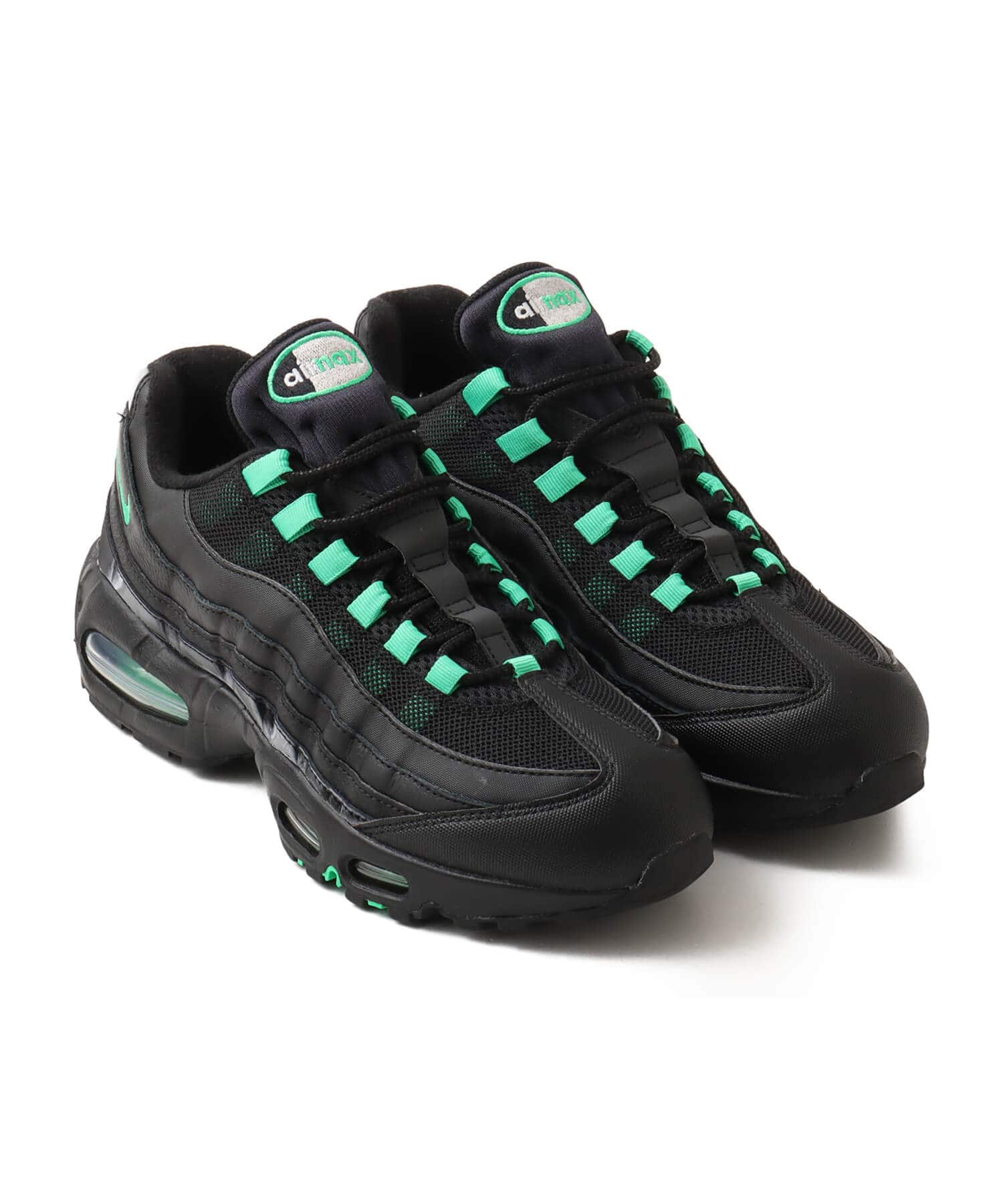 NIKE AIR MAX 95 OG BLACK/GREEN SHOCK-BLACK-PEARL GREYのメイン画像