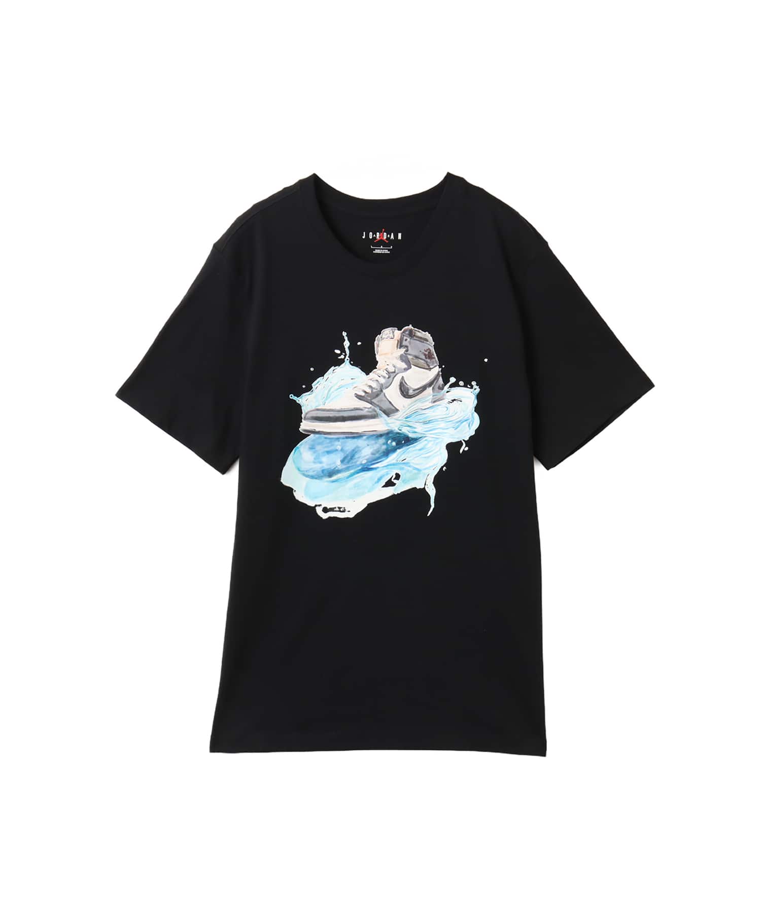 JORDAN BRAND M J FLT ESS AJ1 SS CREW BLACK/WHITEのメイン画像