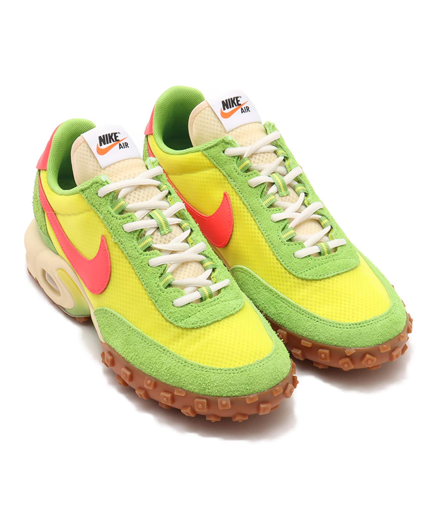 NIKE AIR MAX WAFFLE SP 2 ELECTROLIME/FLASH CRIMSON-GUM MED BROWNのメイン画像