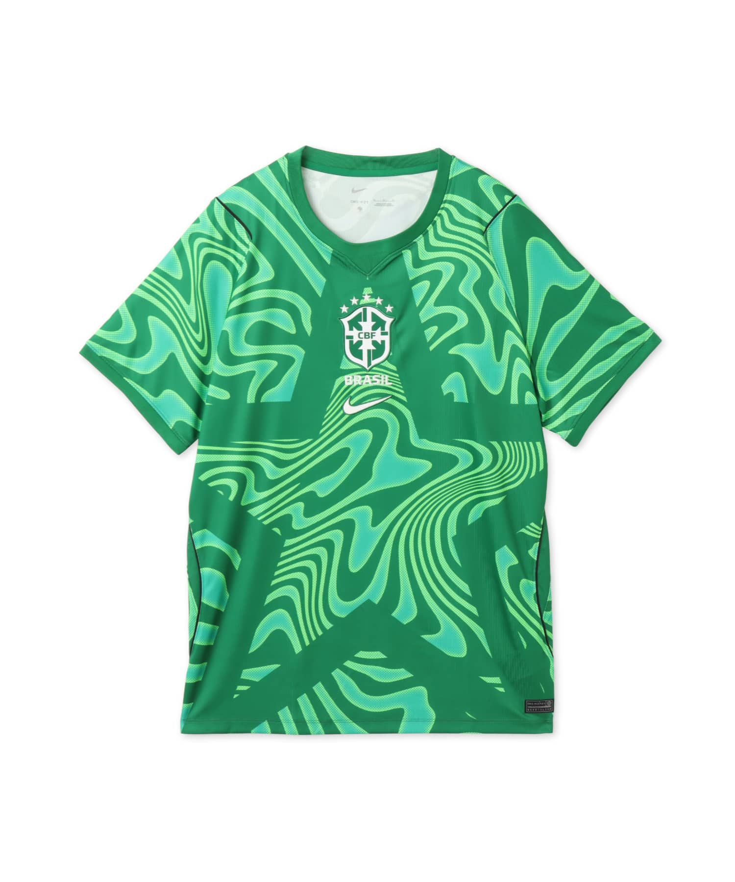 NIKE CBF M NK Dri-FIT Jersey SS Stadium Goalkeeper PINE GREEN/(WHITE) (NO SPONSOR)のメイン画像
