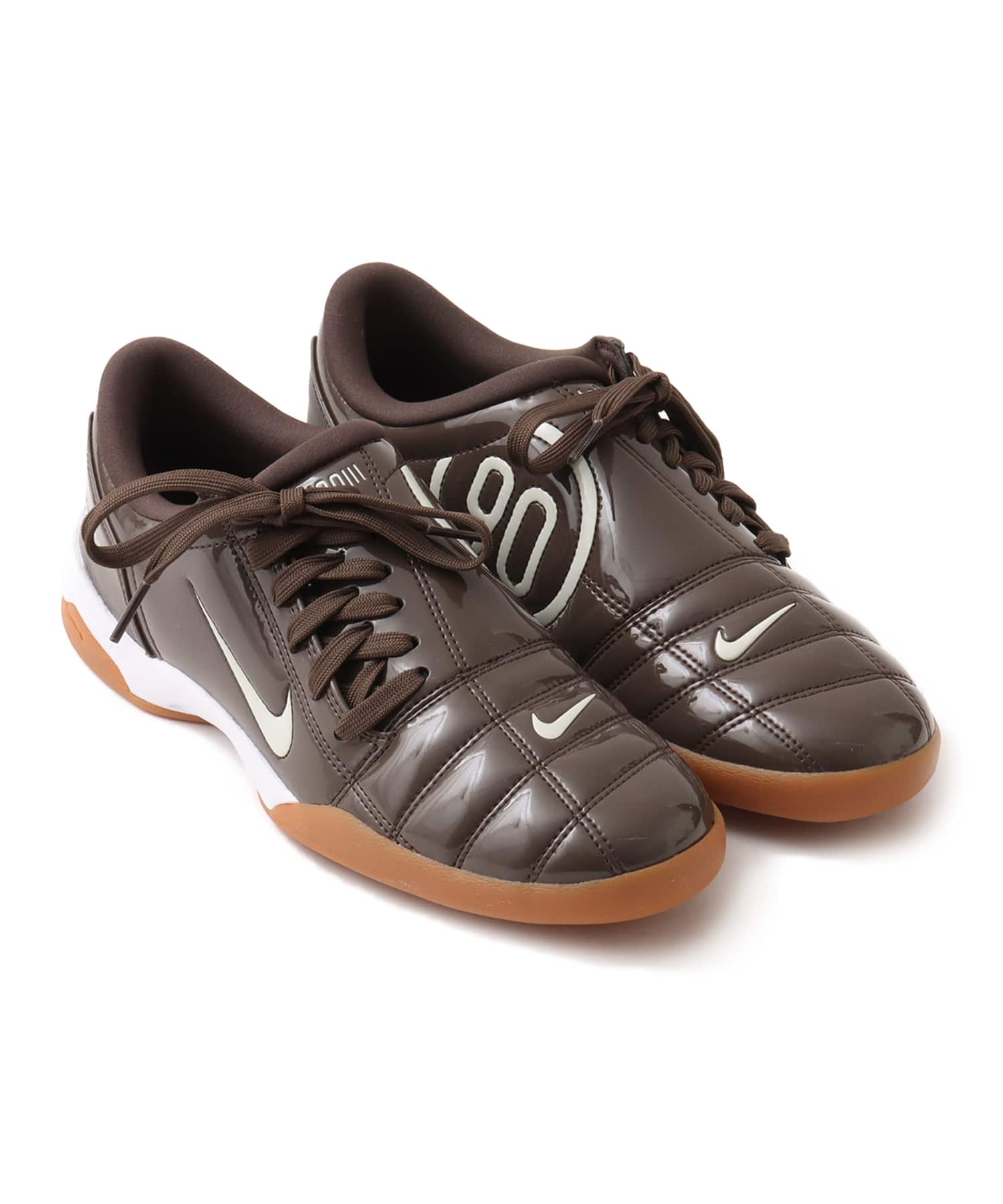 NIKE WMNS T90 BAROQUE BROWN/BLACK-WHITE-LIGHT BONEのメイン画像