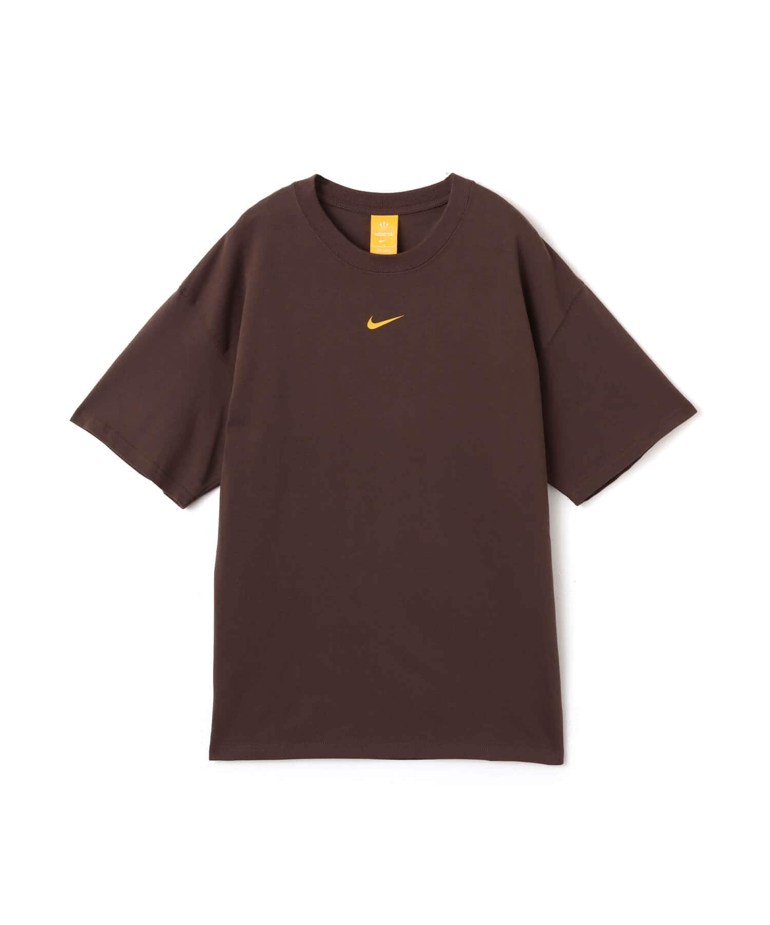 NIKE AS M NRG NOCTA CS TEE SS BAROQUE BROWN/YELLOW OCHREのメイン画像