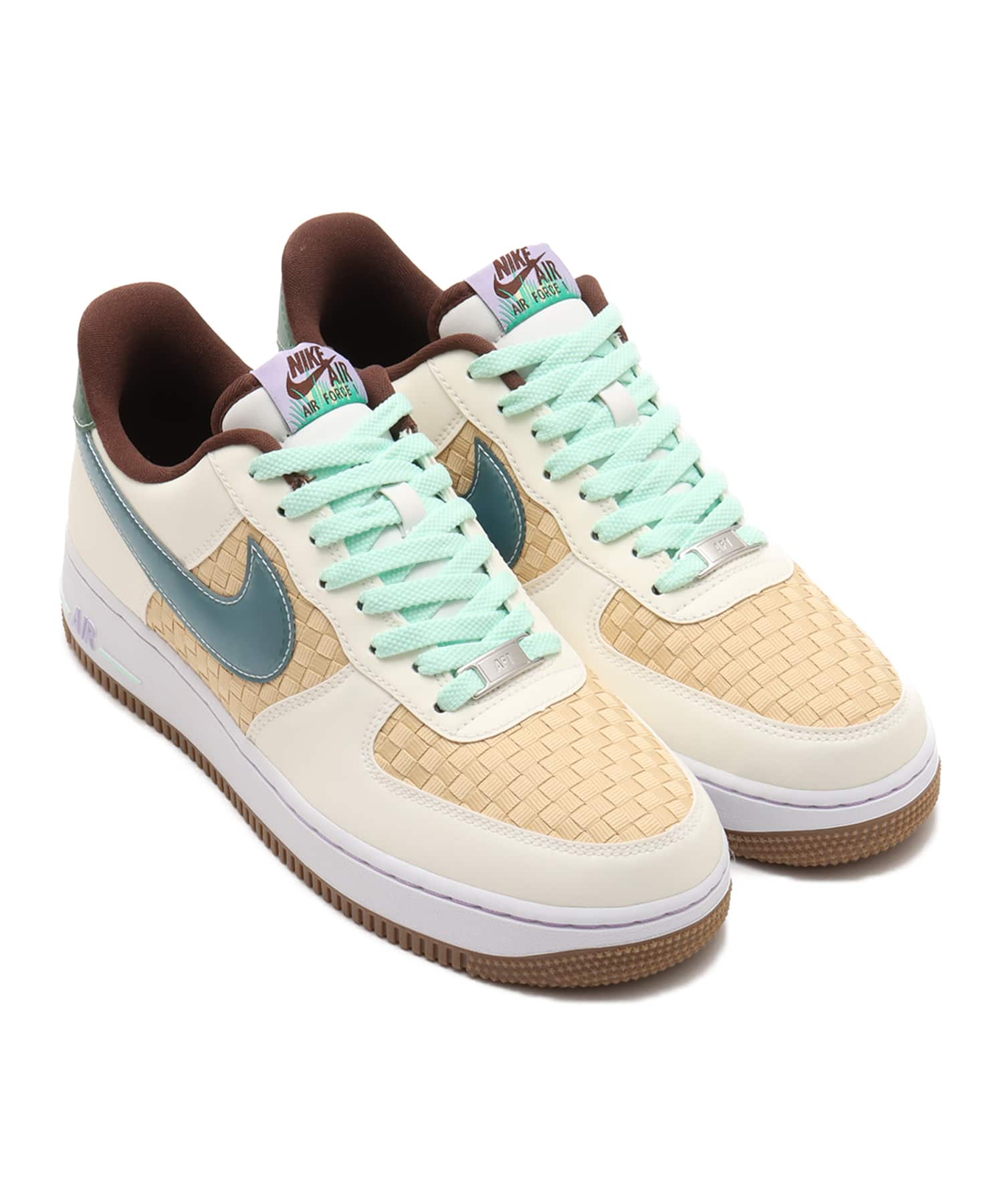 NIKE AIR FORCE 1 RETRO QS SUMMIT WHITE/GLACIER BLUE-MINT