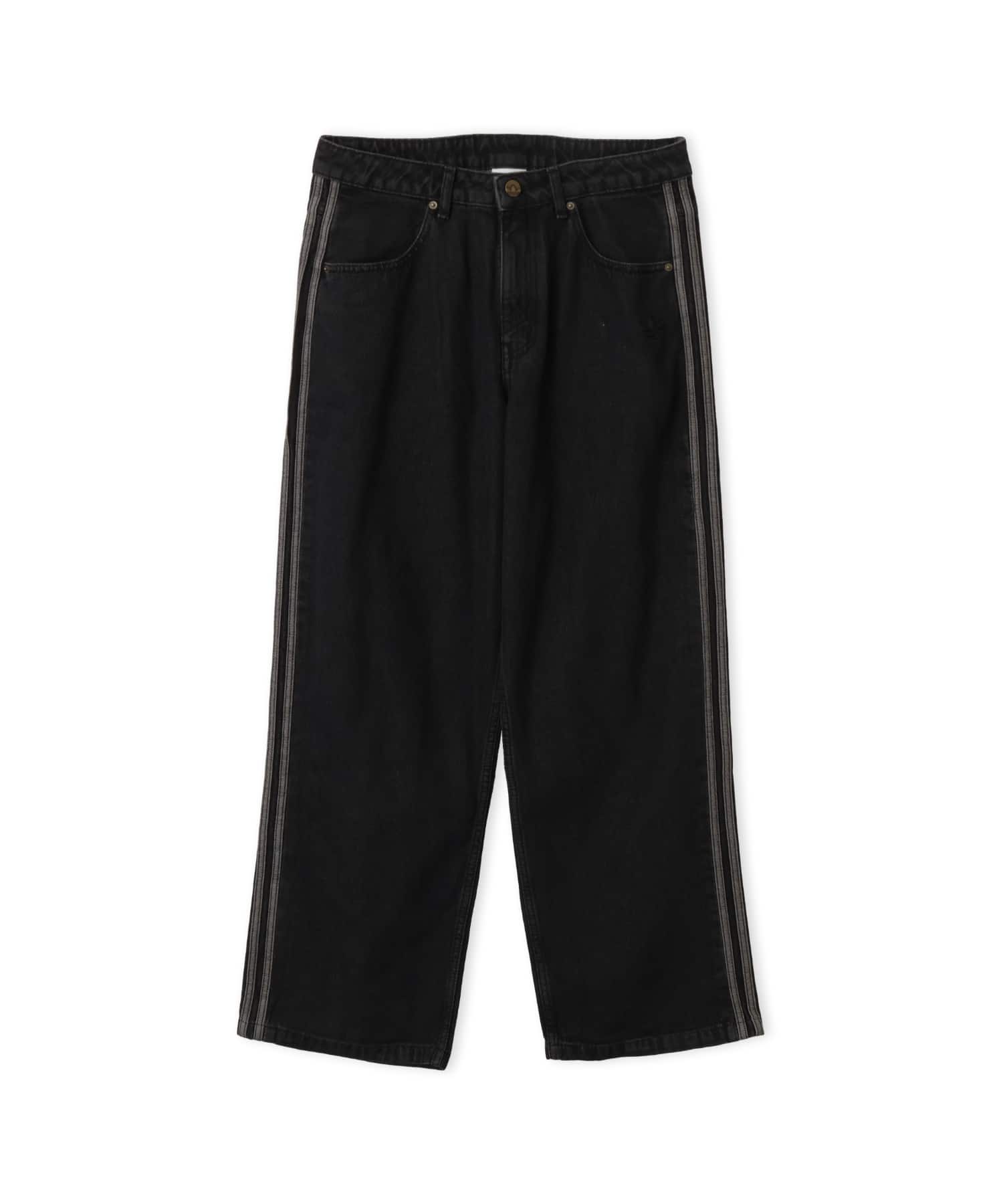 adidas SST DENIM TRACK PANTS トゥルーブラックデニムのメイン画像