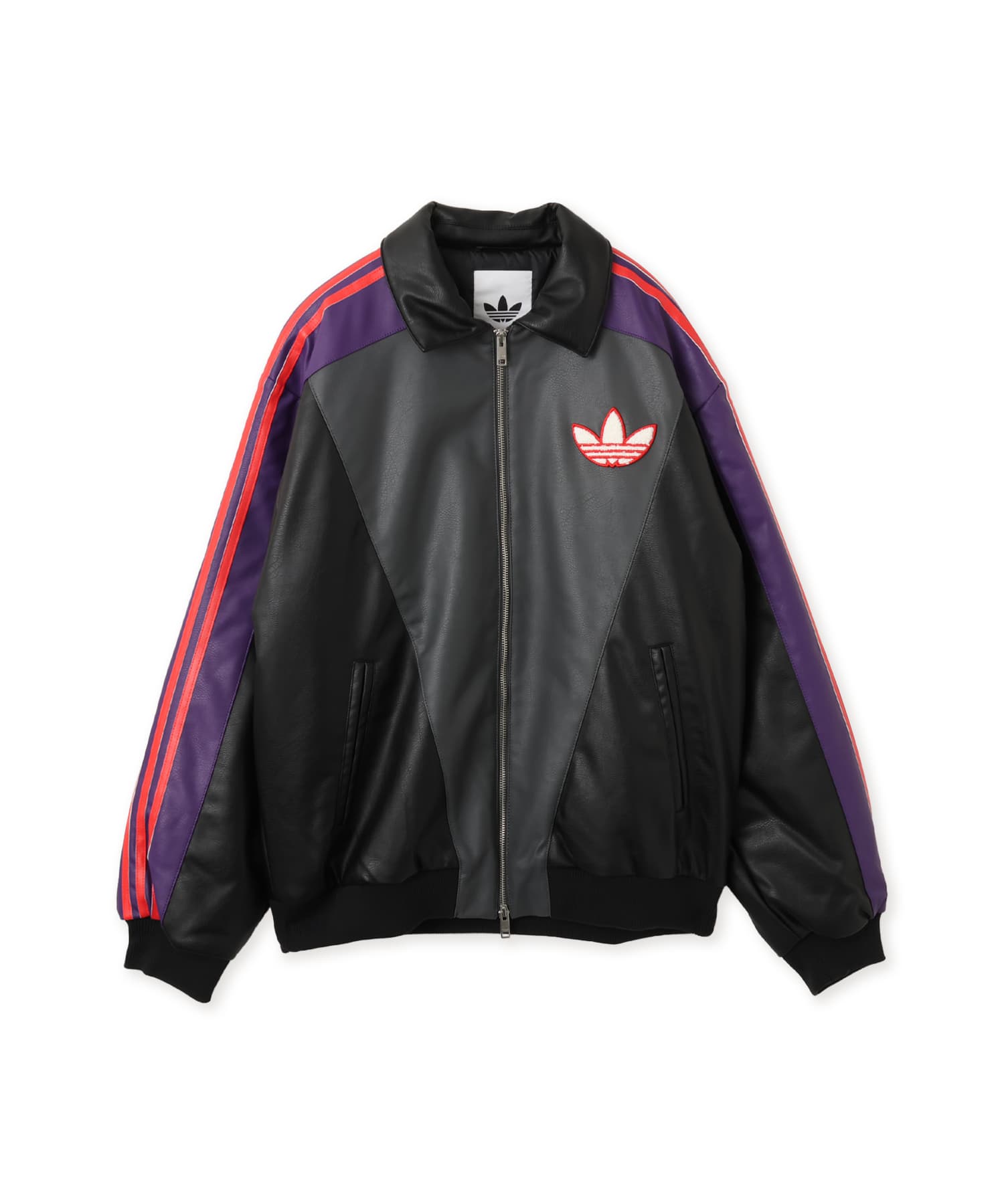 adidas POKEMON 8BALL JACKET ブラック/バイオレットのメイン画像