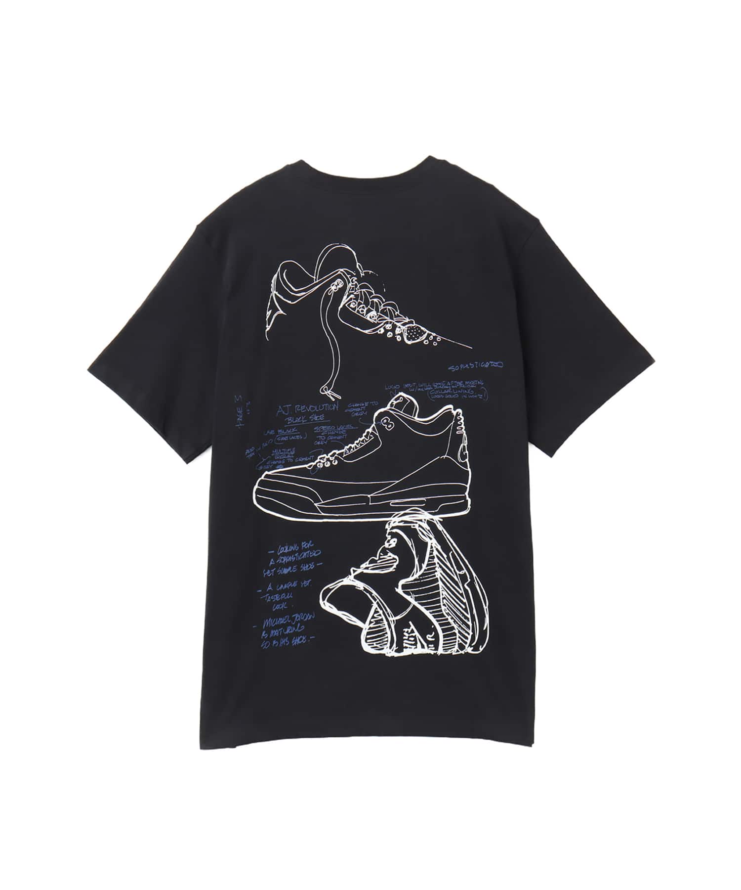 JORDAN BRAND M J BRAND RARE AJ3 SS CREW BLACK/SAIL/SAILのメイン画像