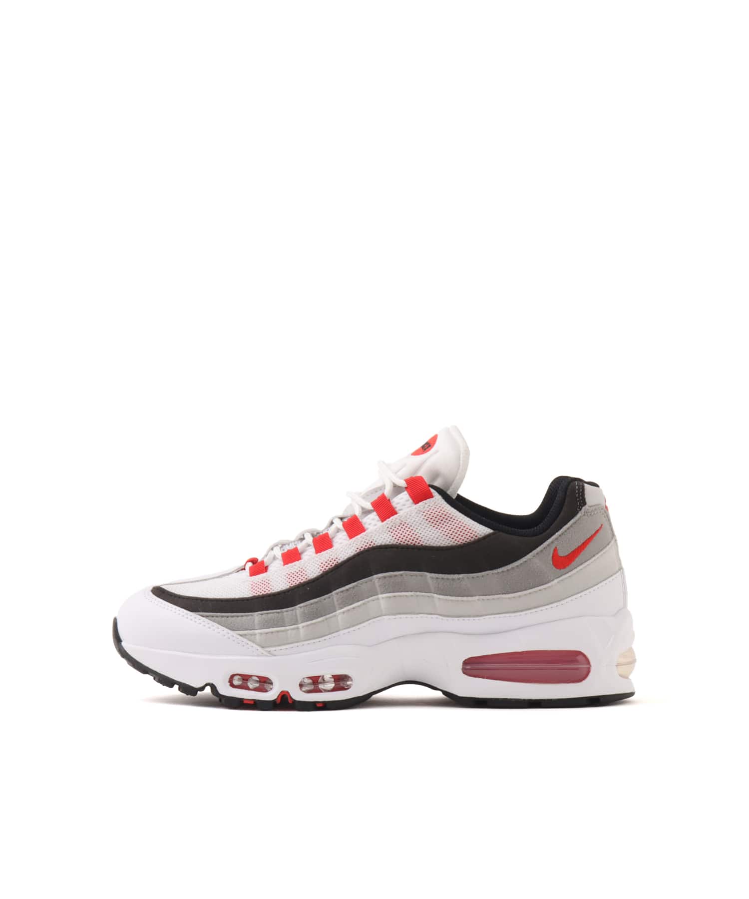 NIKE AIR MAX 95 BIG BUBBL PREMIUM WHITE/COMET RED-NEUTRAL GREY-MEDIUM GREYのメイン画像
