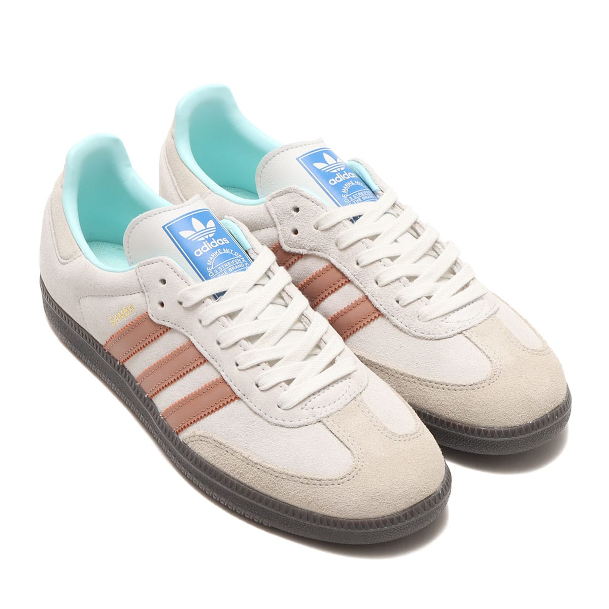 adidas SAMBA OG CRYSTAL WHITE/CLAY STLATE/GUM 23FW-I