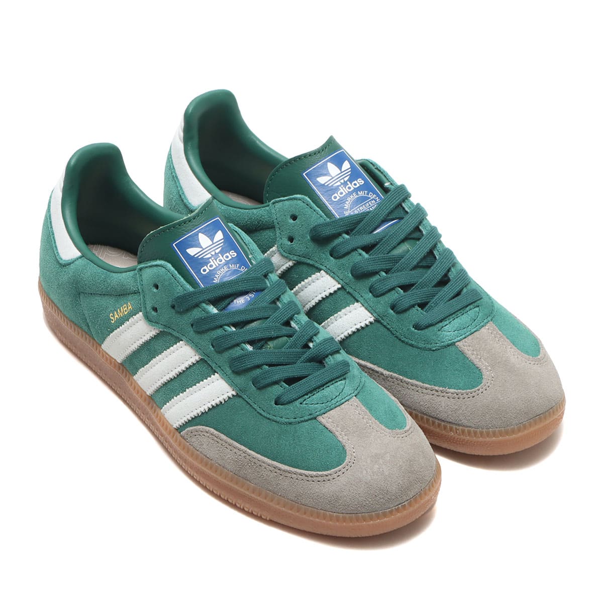 Adidas samba og green 22.5 - スニーカー