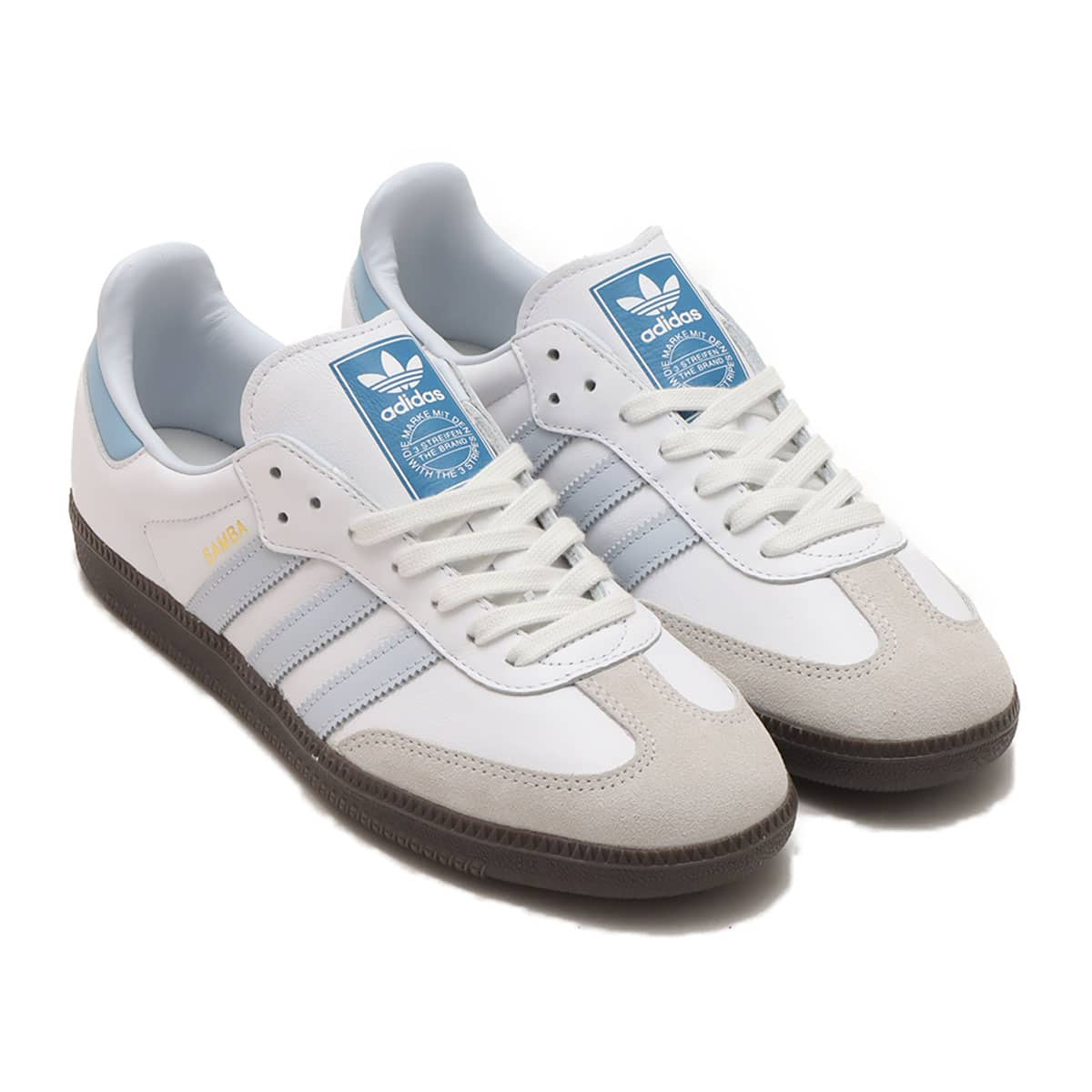 adidas SAMBA OG WHITE/HBLUE/GUM - スニーカー