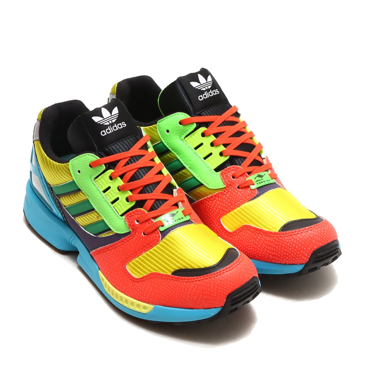 adidas Originals ZX8000 atmos “MASH UP” YELLOW/GREEN/TECH PURPLE 23SS-S