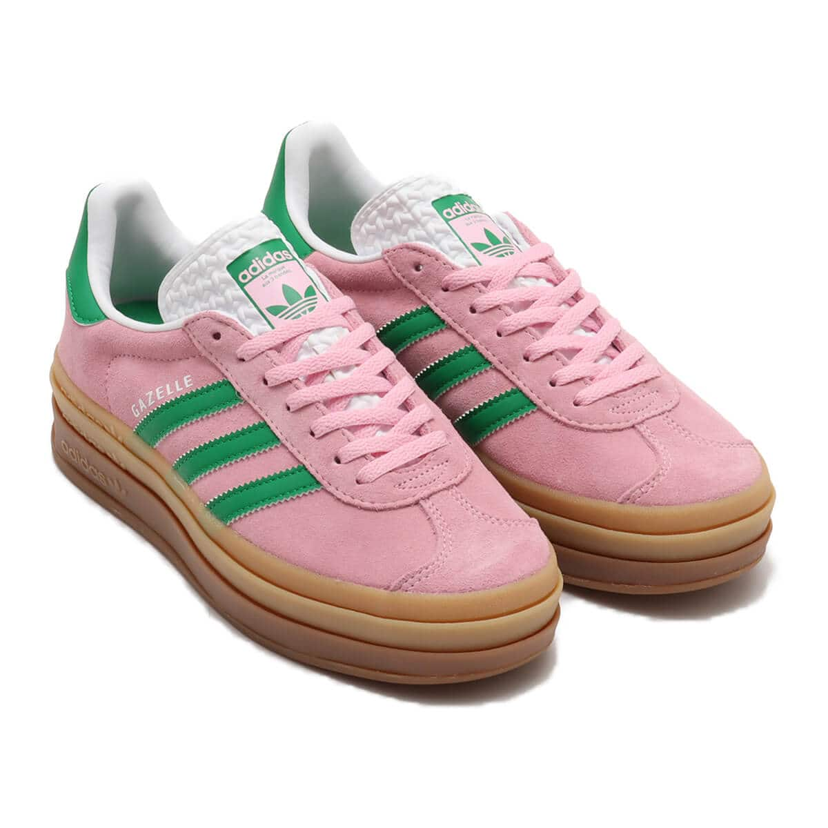 adidas GAZELLE BOLD W TRUPNK/GREEN/FTWWHT 24SS-I