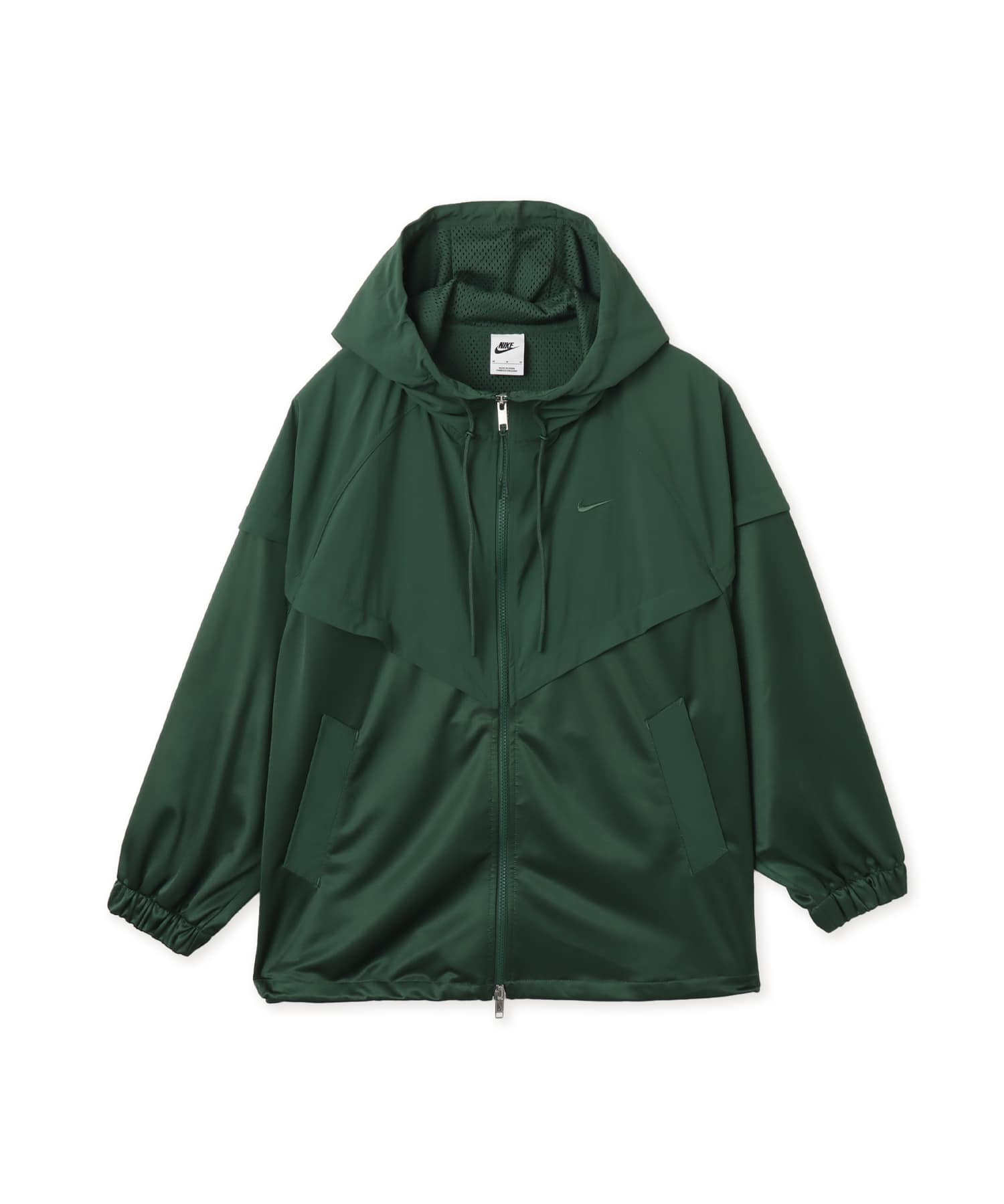 NIKE AS W NSW OS HOODED WR JKT MOD GREENのメイン画像