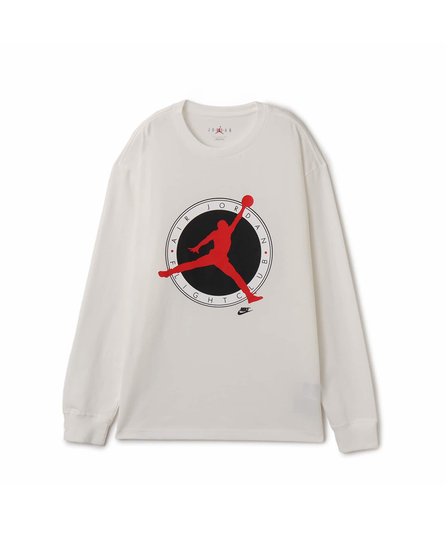 JORDAN BRAND M J FLT CLB LS CREW WHITEのメイン画像