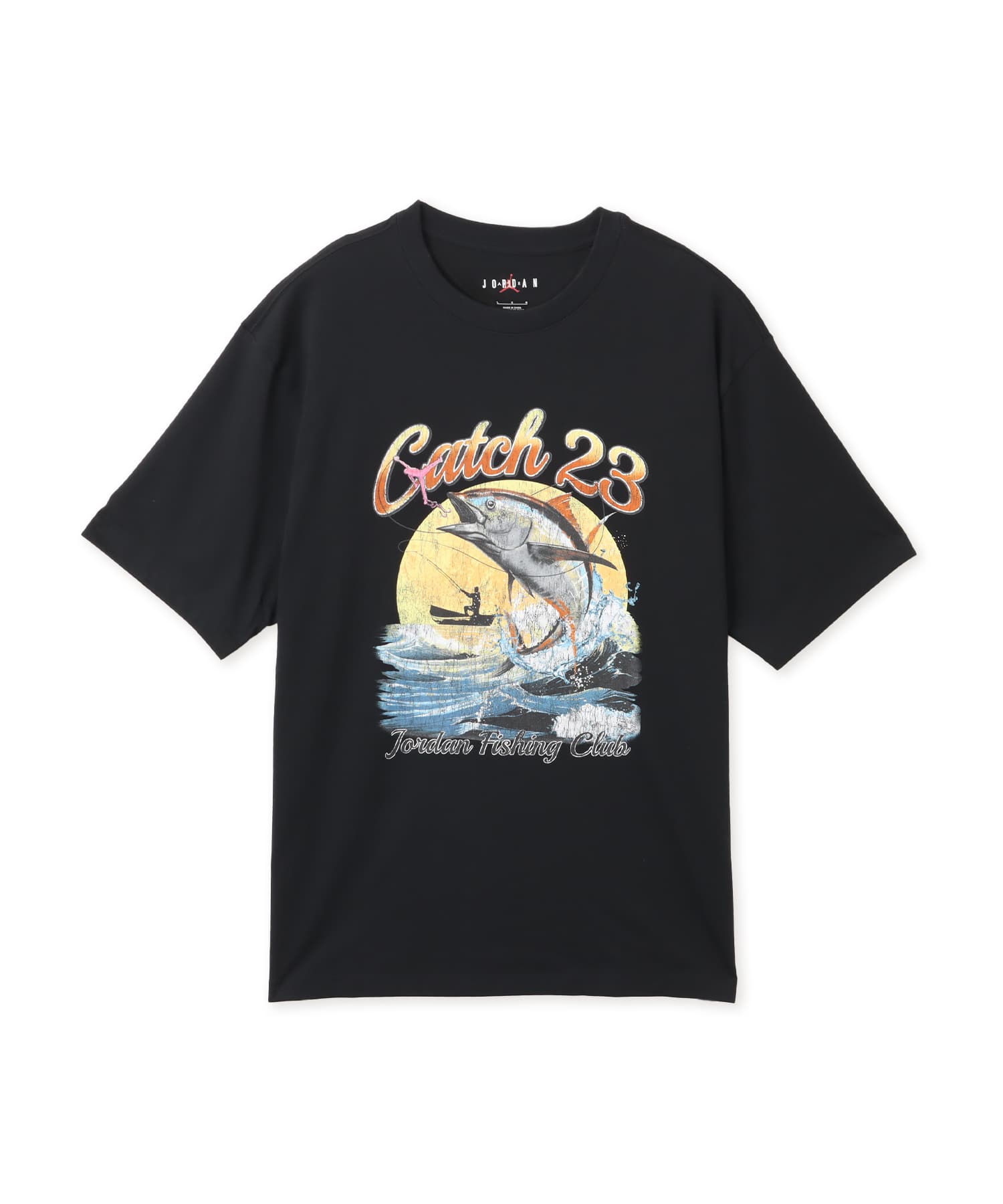 JORDAN BRAND M J NC FISH GFX SS CREW BLACK/(WHITE)のメイン画像