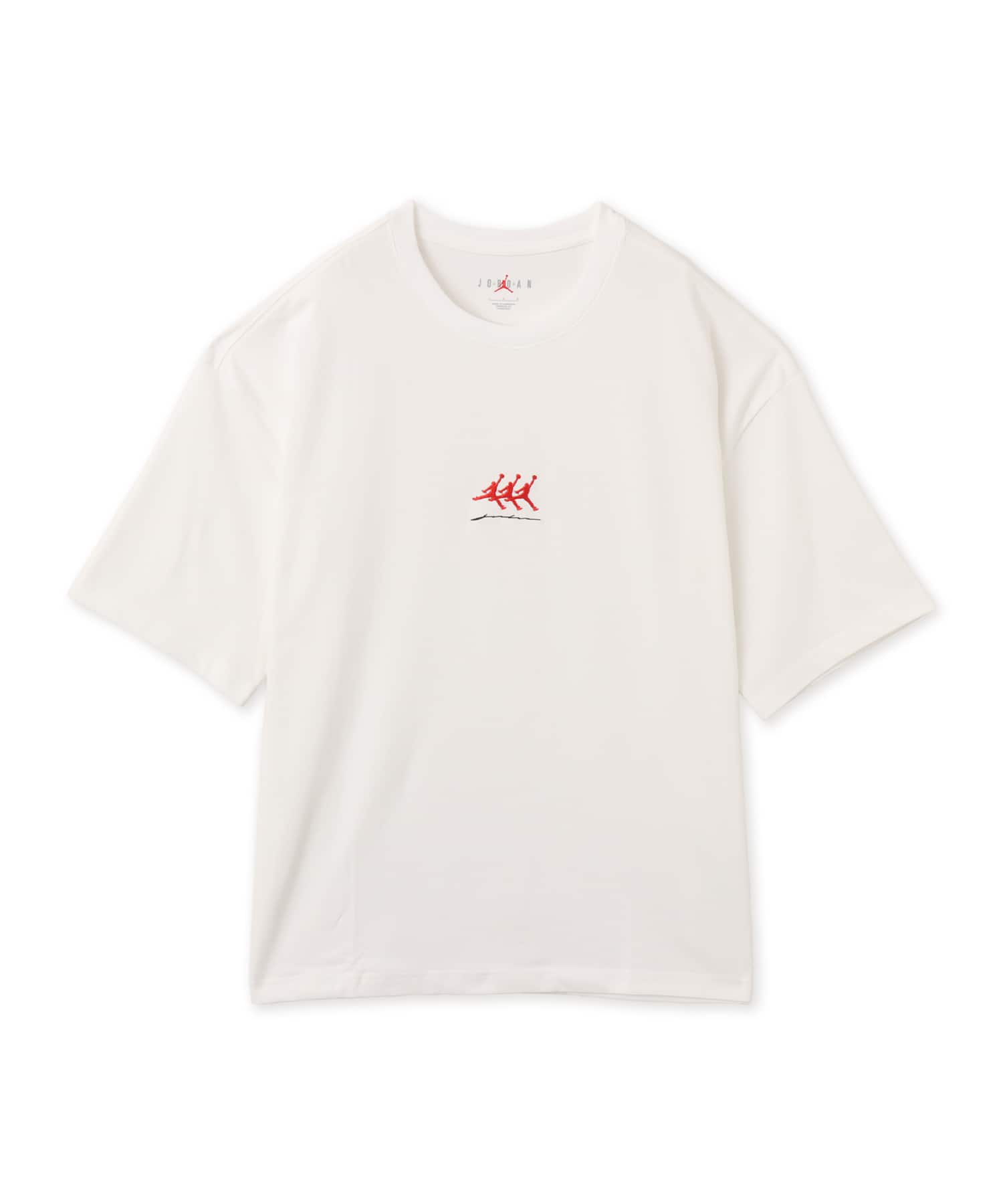 JORDAN BRAND M J FLT GFX OVSZ SS CREW WHITEのメイン画像