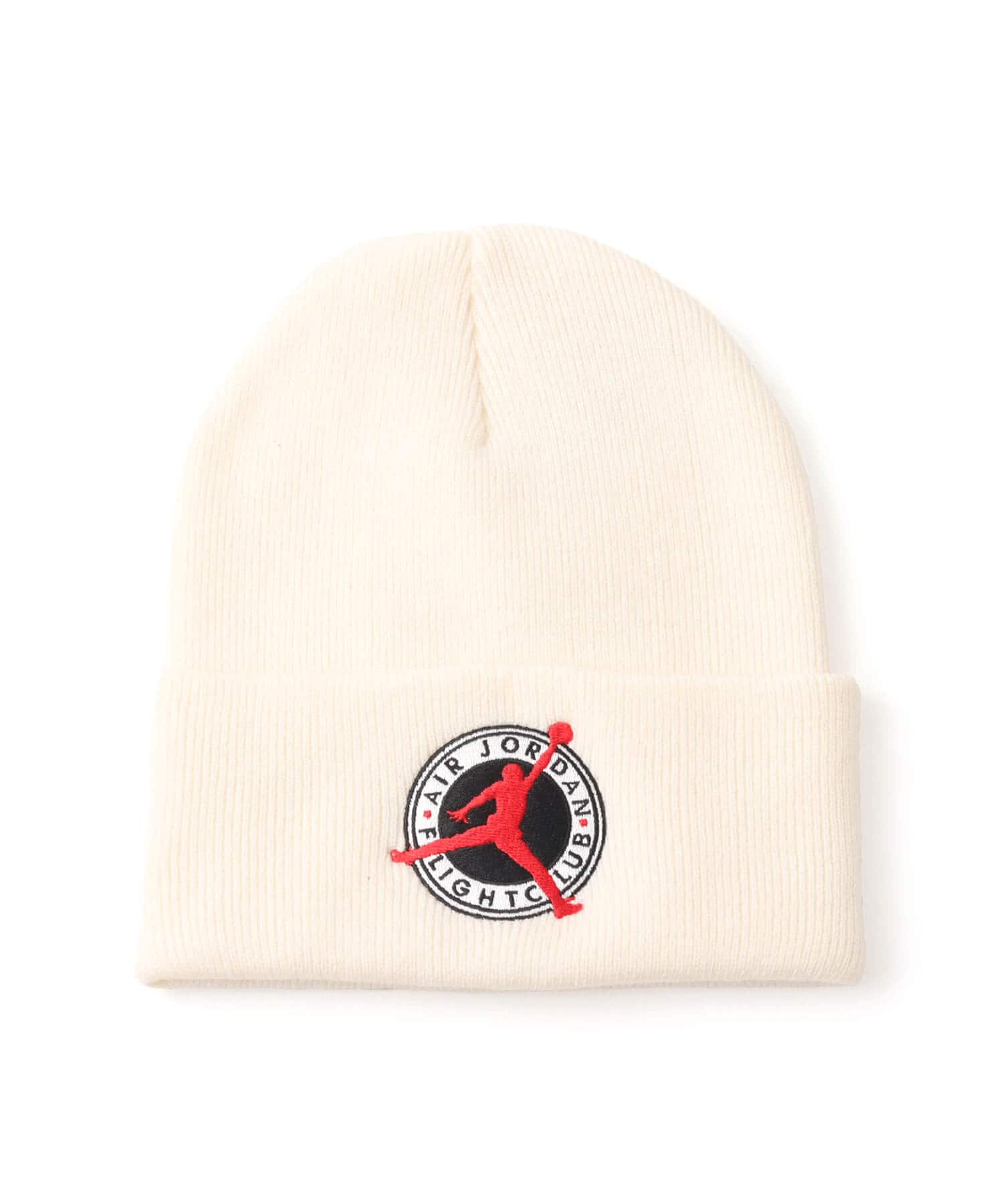 JORDAN BRAND U J PEAK BEANIE FLT CLUB IVORYのメイン画像