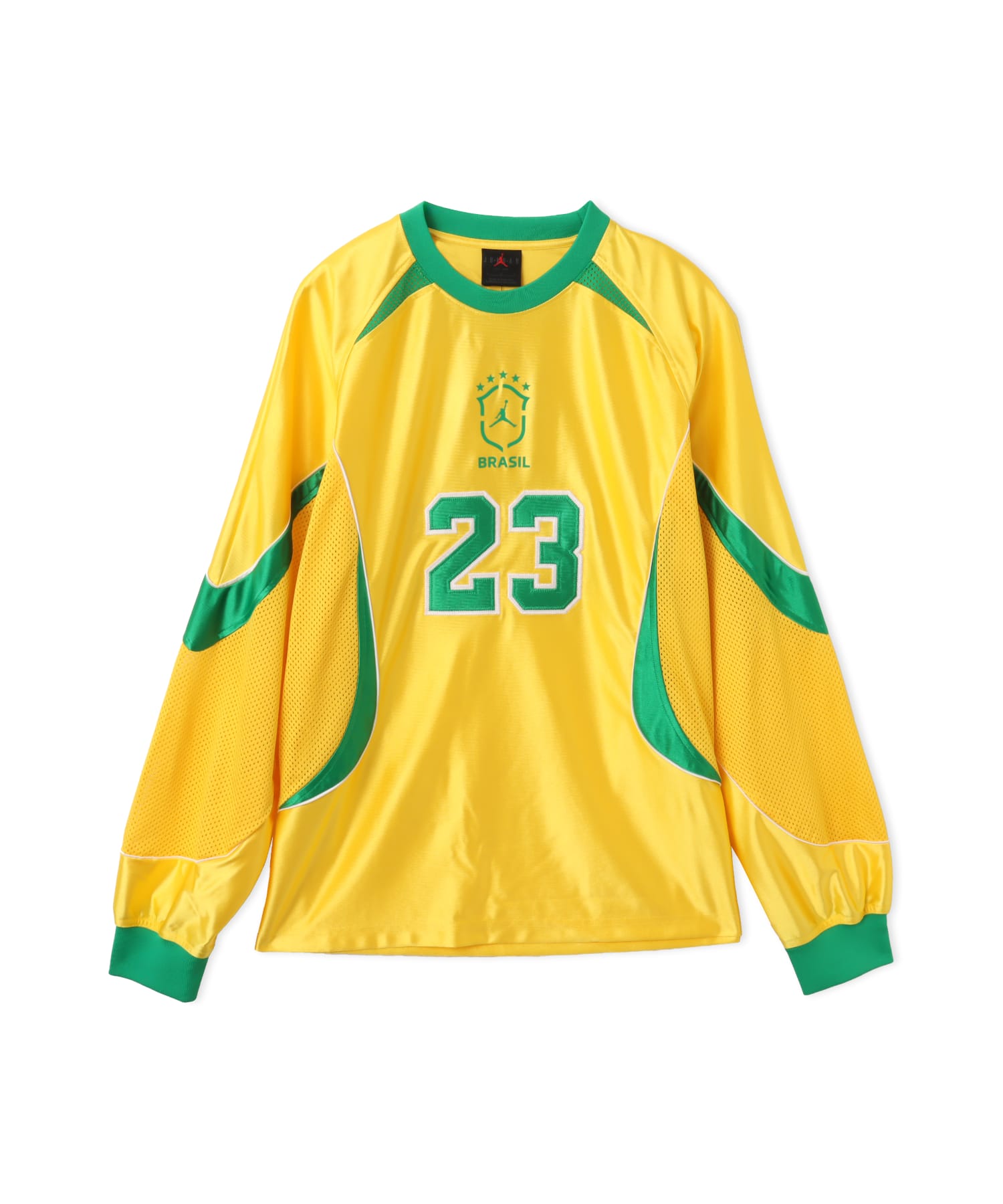 JORDAN BRAND M J STMT GOALIE TOP P6 VARSITY MAIZE/LUCKY GREENのメイン画像