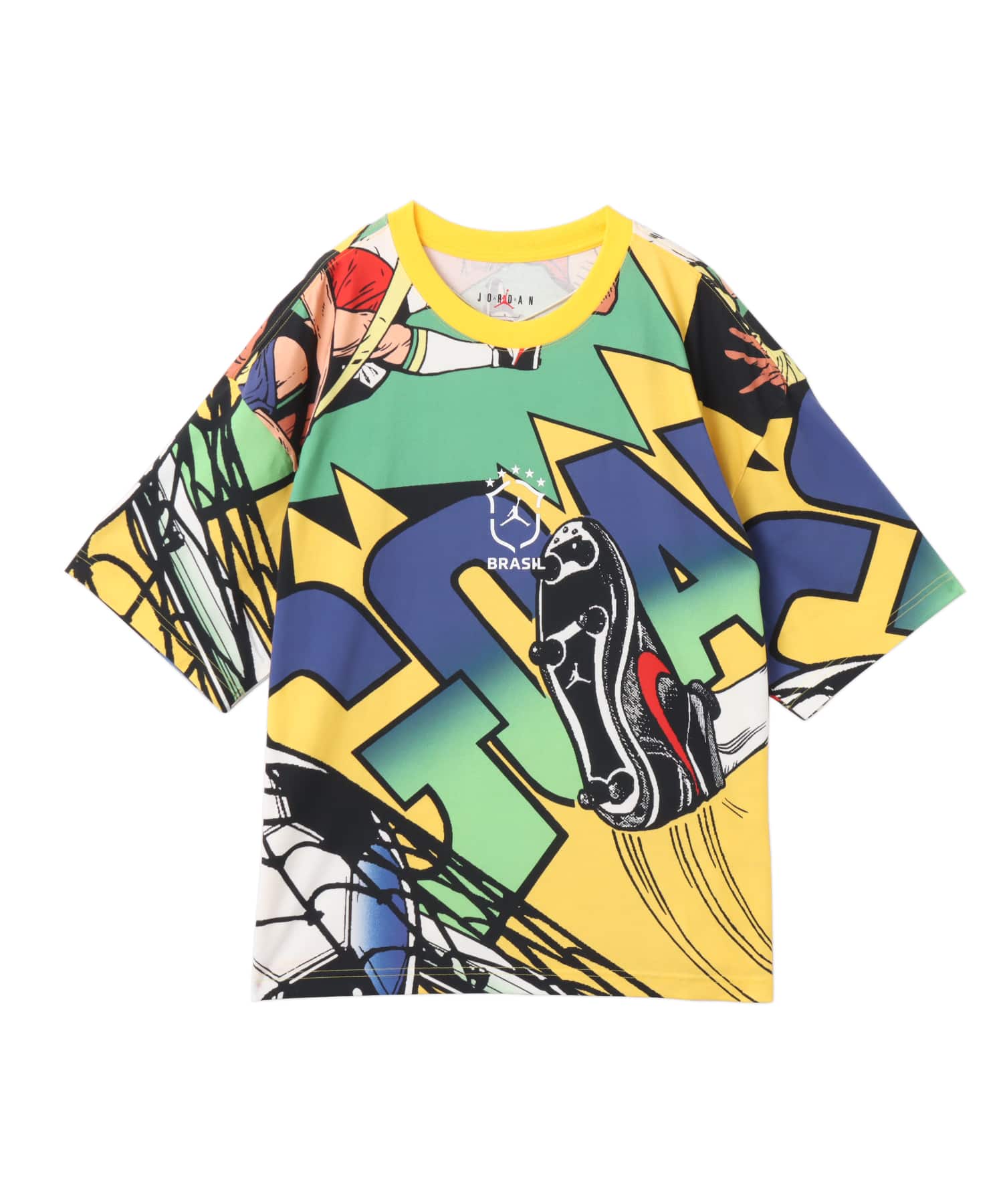 JORDAN BRAND M J ESS BOXY SS GX CREW P6 VARSITY MAIZEのメイン画像